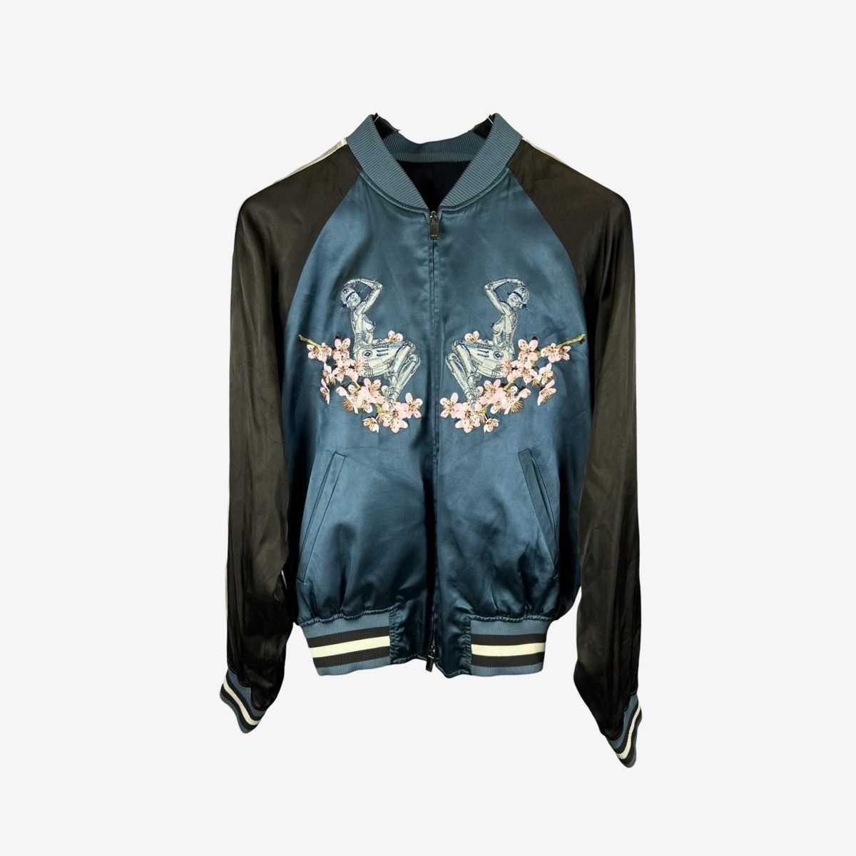 Dior Dior x Sorayama Embroidered Varisity Jacket Sz44 Size US S / EU 44-46 / 1 - 1 Thumbnail