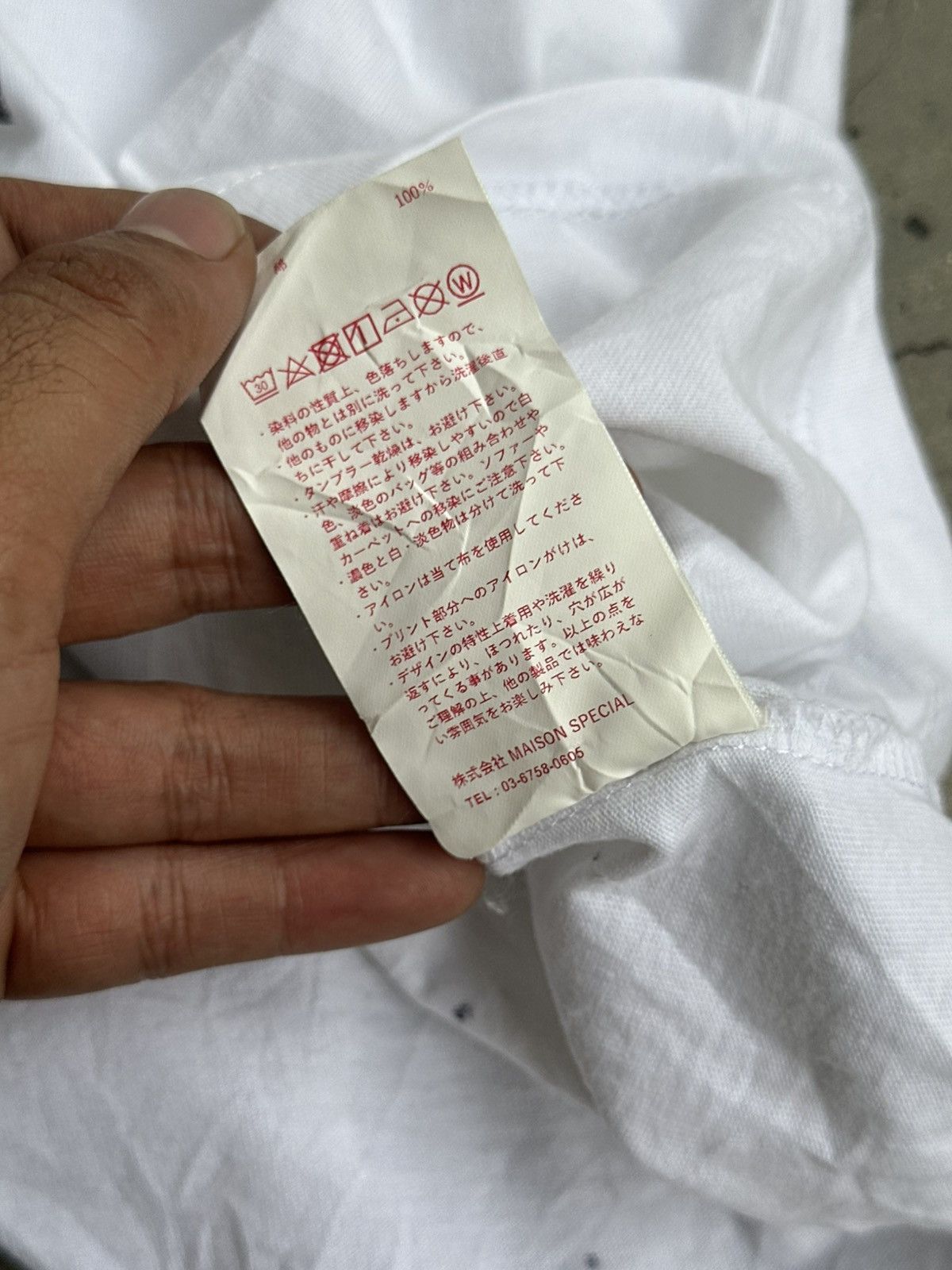 Maison Margiela Maison Special Abstract Hand-Printed Oversized Stitched Tee Size US M / EU 48-50 / 2 - 13 Thumbnail