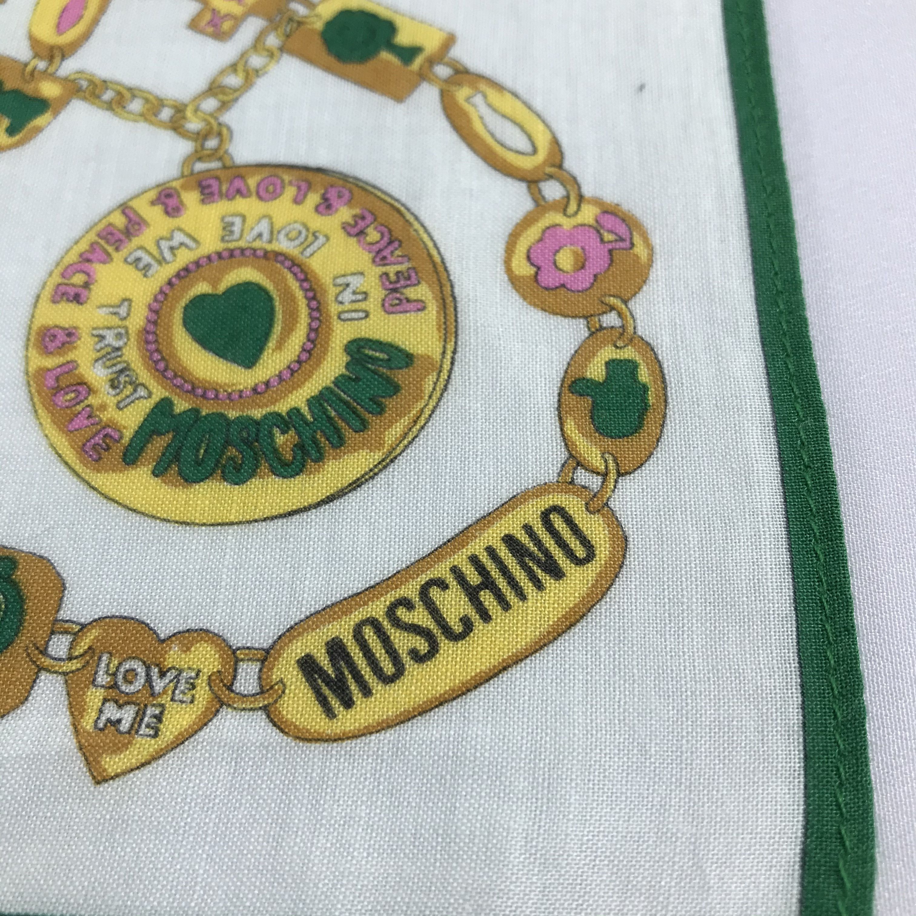Moschino Moschino Handkerchief Neckerchief Bandana H1161 Size ONE SIZE - 3 Thumbnail