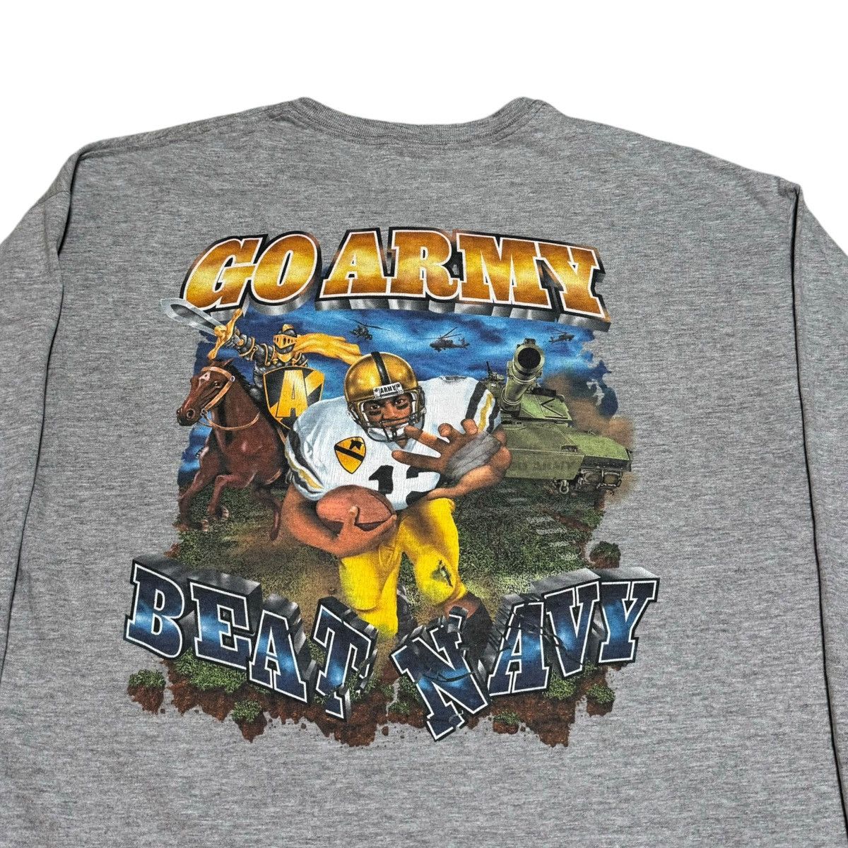 Hanes × Vintage Vintage 2004 Army vs Navy Football Go Army Shirt Adult XL Size US XL / EU 56 / 4 - 2 Thumbnail