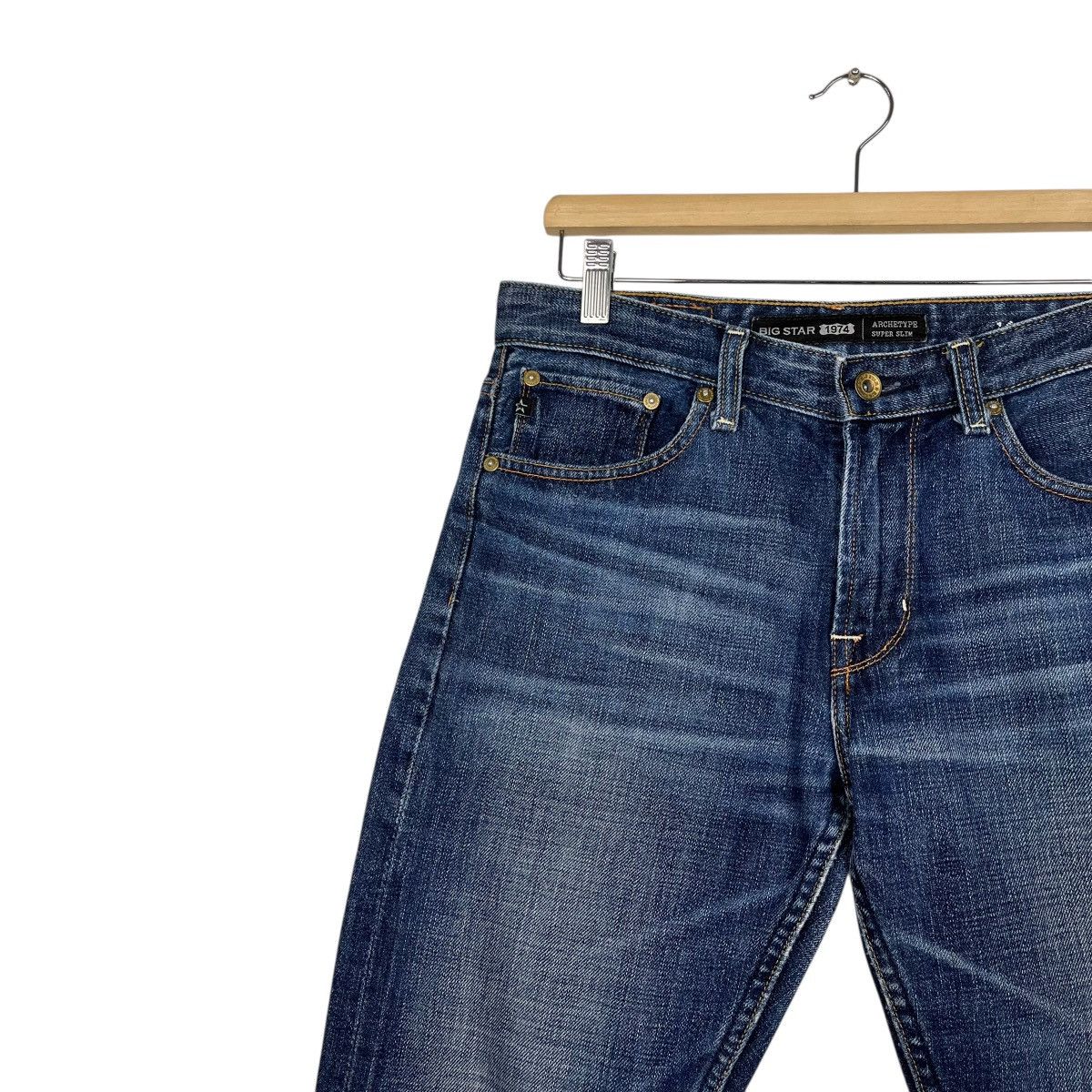 Big Star Vintage Big Star Selvedge Denim Jeans Size US 30 / EU 46 - 6 Thumbnail