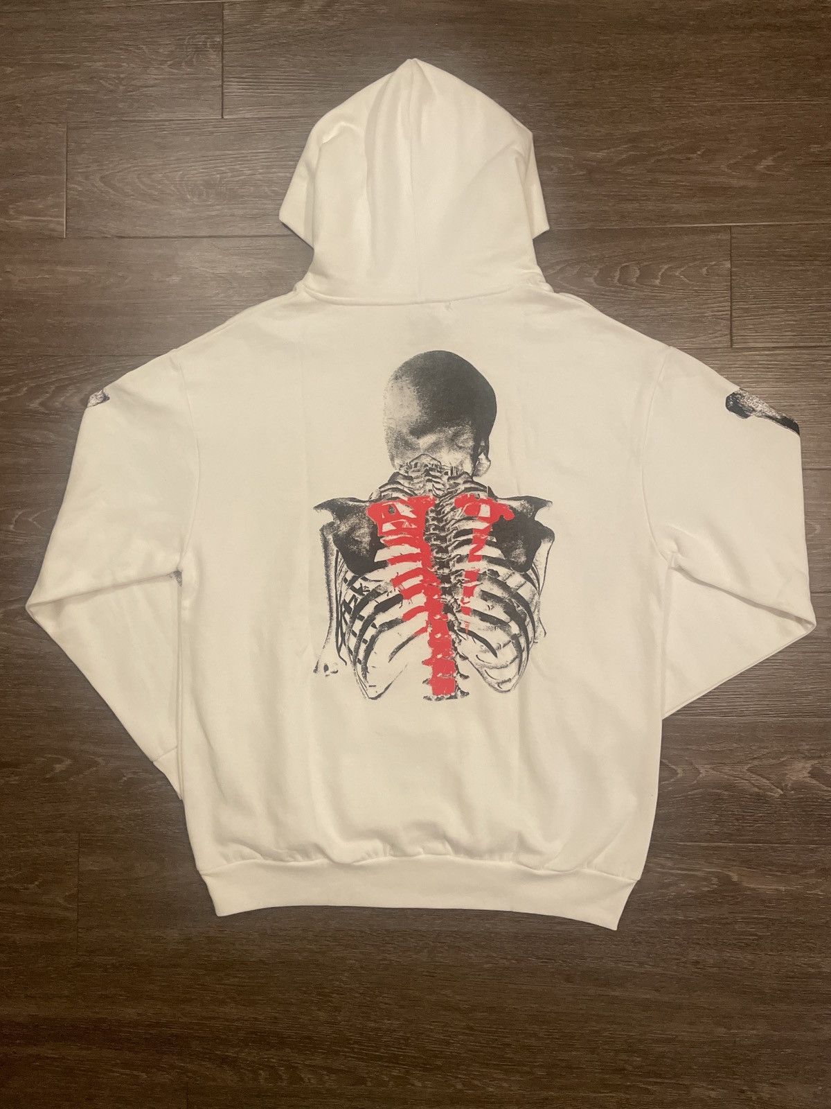 Vlone x nba youngboy bones store hoodie white