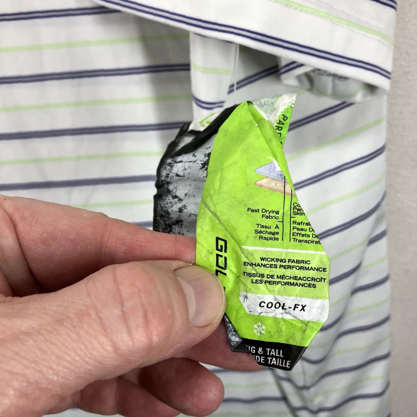 Izod IZOD Mens Polo Shirt 3XL Striped White Green Blue Breathable Short Sleeve Casual Golf 100% Cotton Regular Fit Spring Summer Mens Size US XXL / EU 58 / 5 - 5 Thumbnail