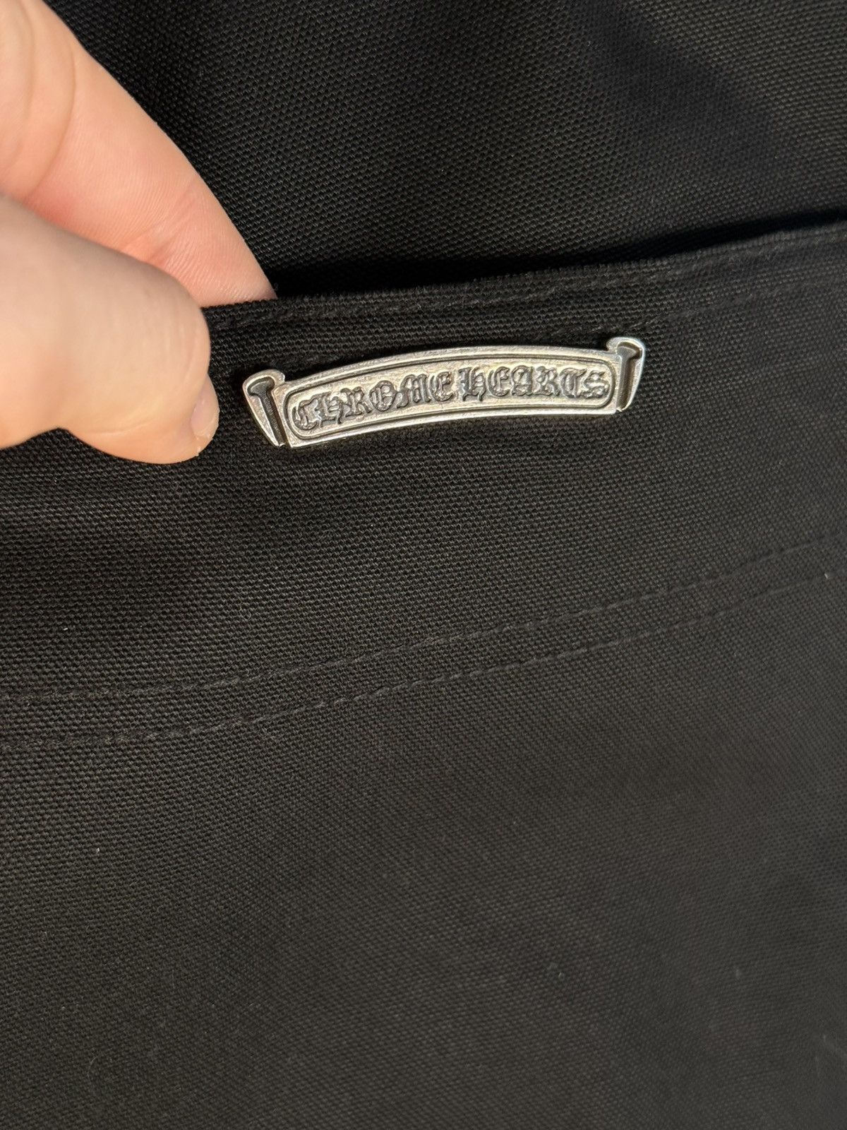 Chrome Hearts 🏁CLASSIC OG RELEASE🏁 .925 SILVER DOUBLE KNEE CARPENTER PANTS Size US 32 / EU 48 - 8 Thumbnail