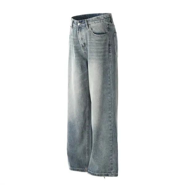 Japanese Brand VIBE American retro men's loose punk distressed washed jeans Size US 32 / EU 48 - 2 Thumbnail