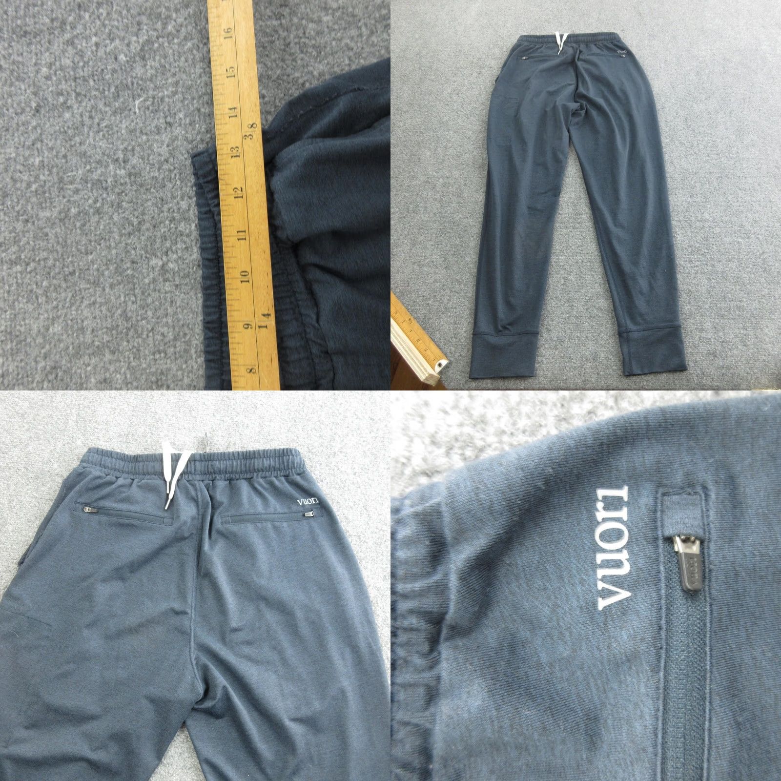 Vuori Vuori Pants Mens Small Blue Joggers Elastic Waist Zip Pockets Athletic SKV416 Size US 29 - 8 Thumbnail