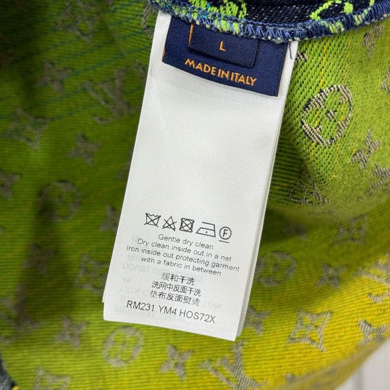 Louis Vuitton Louis Vuitton Rainbow Gradient Denim Shirt 2503-Nextarrow Size US L / EU 52-54 / 3 - 4 Thumbnail