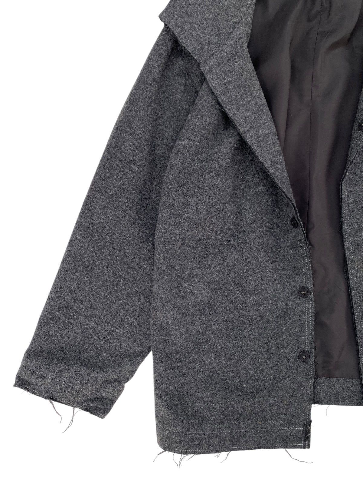 Japanese Brand × Vintage Vtg Ined Homme Wool Jacket Yohji Yamamoto Size US M / EU 48-50 / 2 - 7 Thumbnail
