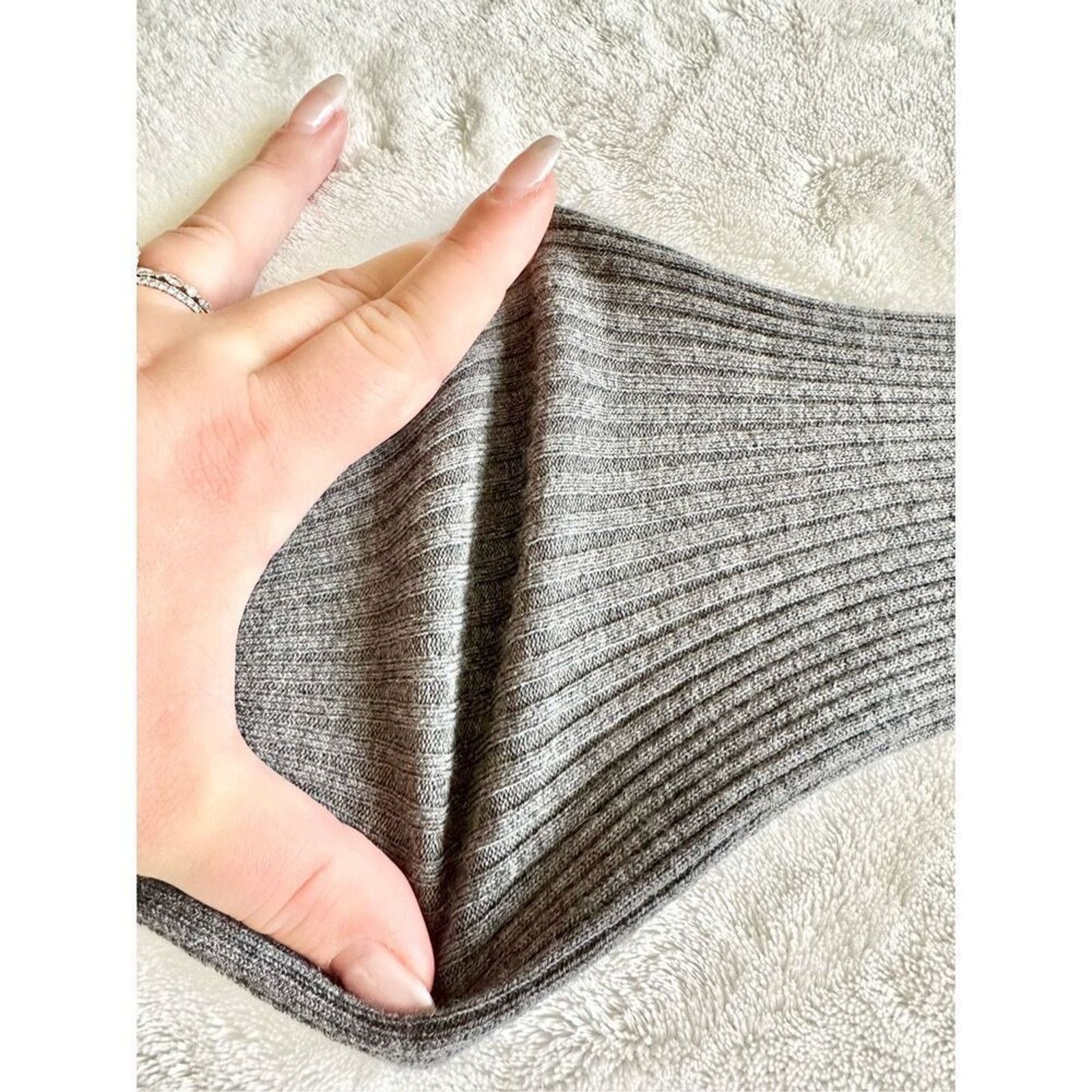 Elizabeth and James Elizabeth & James DK HTR GREY /ALABASTER GREY sweater dress Size XS / US 0-2 / IT 36-38 - 6 Thumbnail