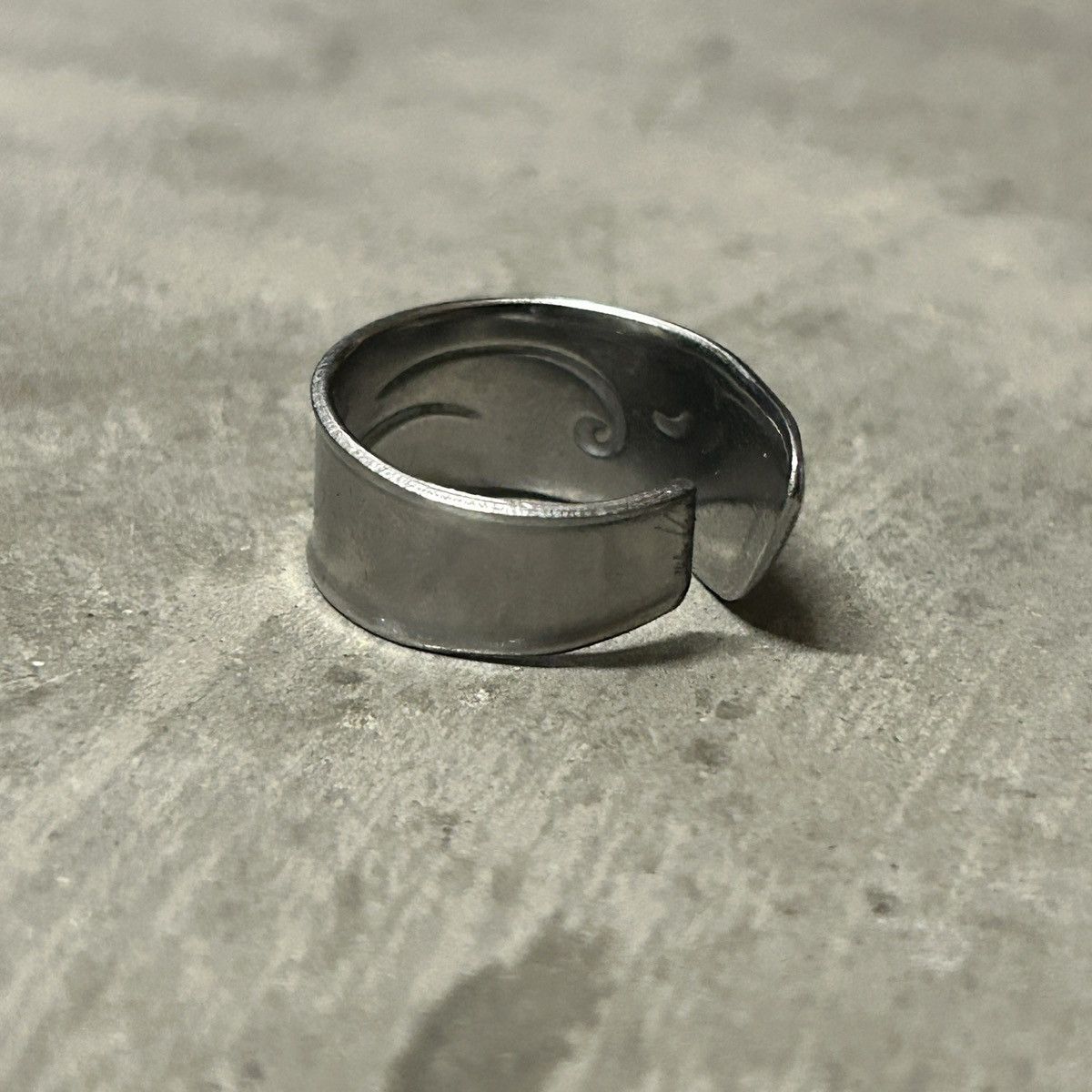 Vintage Custom 1/1 Silver Ring Size ONE SIZE - 4 Thumbnail