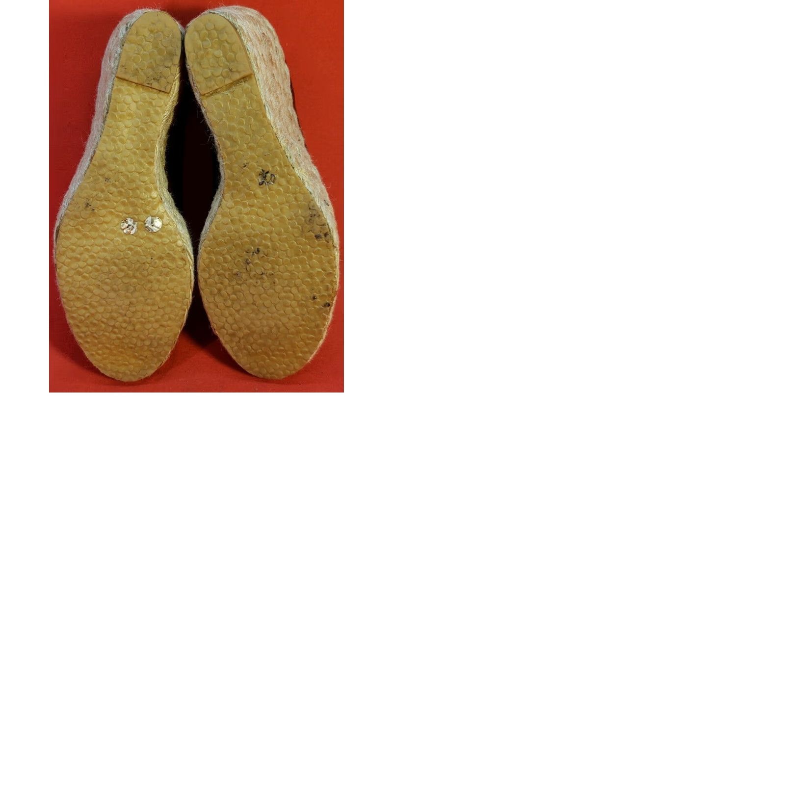 Michael Kors Michael Kors Espadrille Wedge Sandal Women's Size 8.5M Brown Leather Open Toe Wedge Heel Platform 1.5 in Shoes Mens Women Size US 9 / IT 39 - 9 Thumbnail