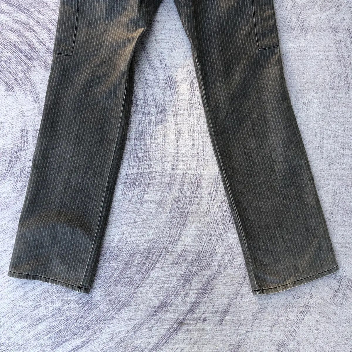 Japanese Brand × Vintage Vintage Cargo Pants Stripe 6 Pocket Tactical Utility Size US 30 / EU 46 - 10 Thumbnail