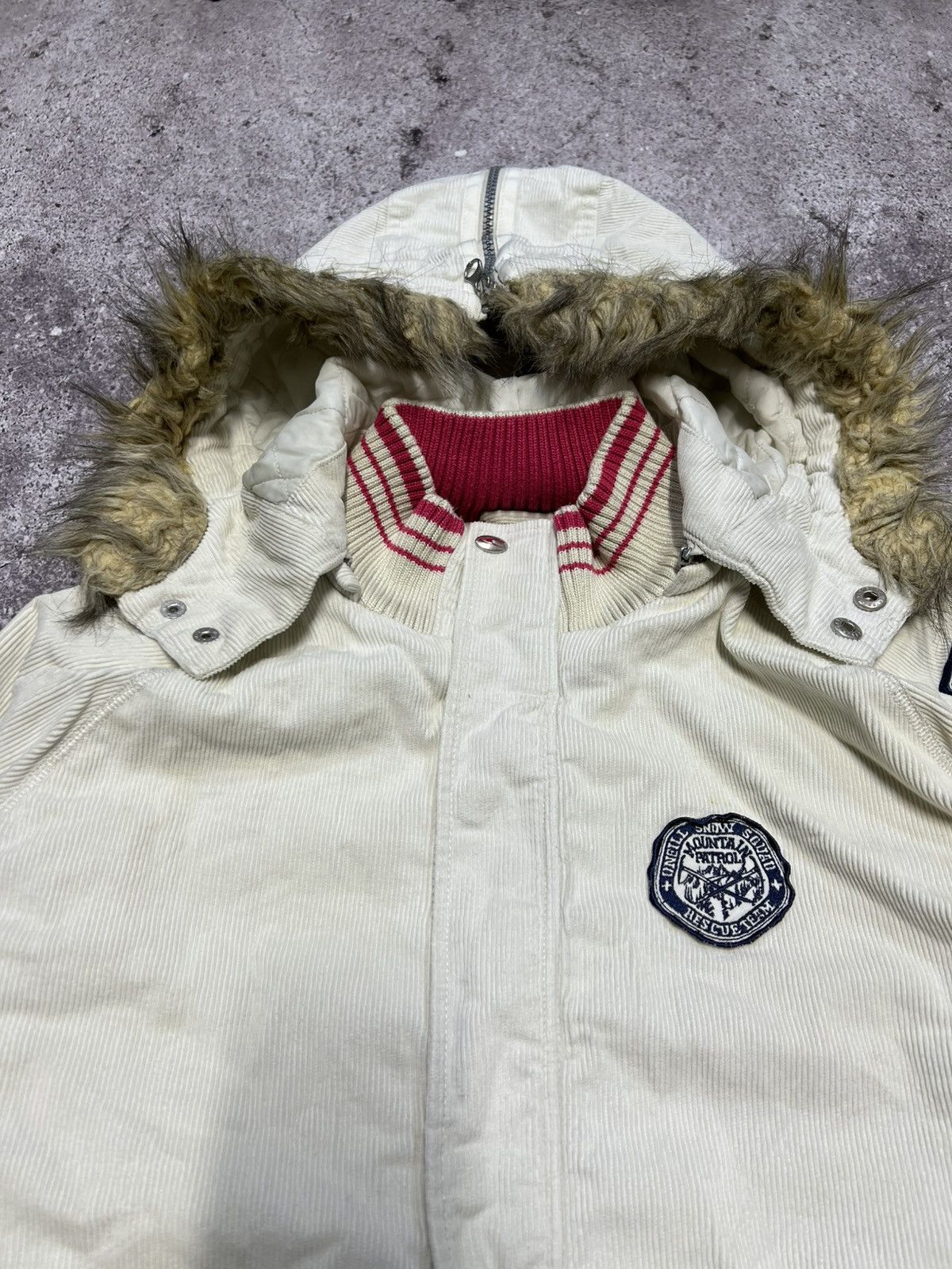 O'Neill Y2K Vintage Oneill Faux Fur Hoodie Jacket lgb if6was9 style Size M / US 6-8 / IT 42-44 - 5 Thumbnail