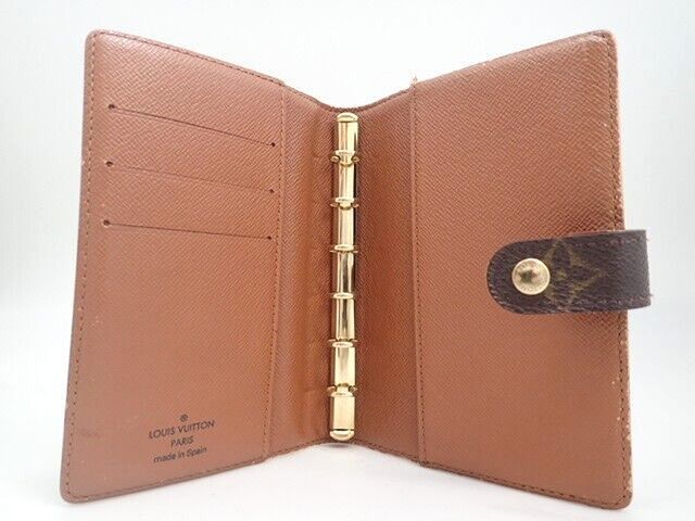 Louis Vuitton Louis Vuitton Small Ring Agenda Cover Monogram Canvas R20005 Size ONE SIZE - 3 Thumbnail
