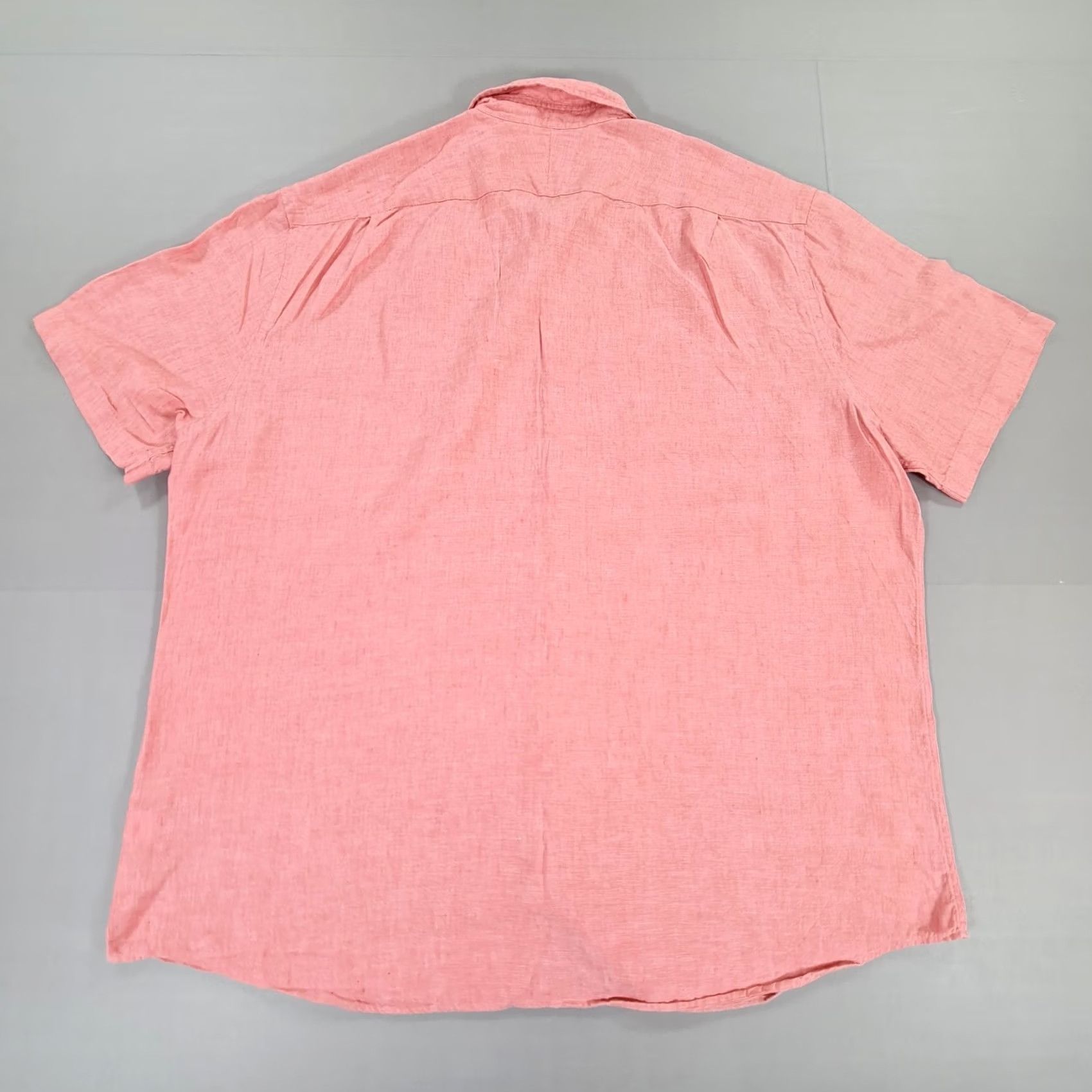 Charles Tyrwhitt Charles Tyrwhitt Mens Shirt Pink 3XL Classic Fit 100% Linen Summer Holiday Size US XXL / EU 58 / 5 - 5 Thumbnail
