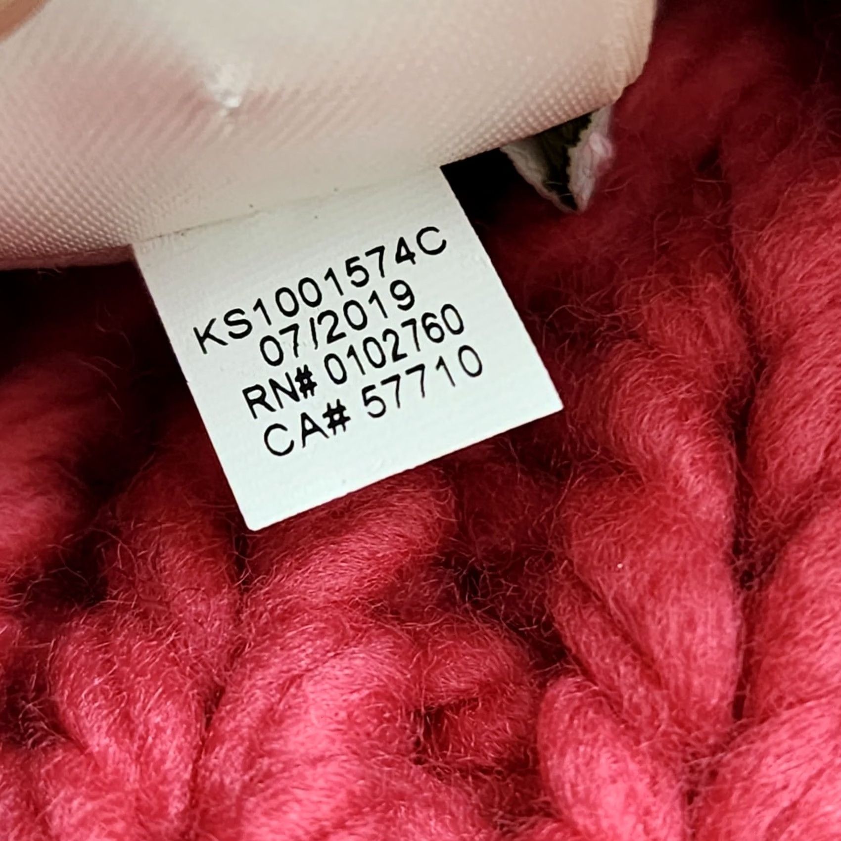 Vintage Kate Spade Beanie Hat Pom Pom Womens Pink Winter Size ONE SIZE - 7 Thumbnail