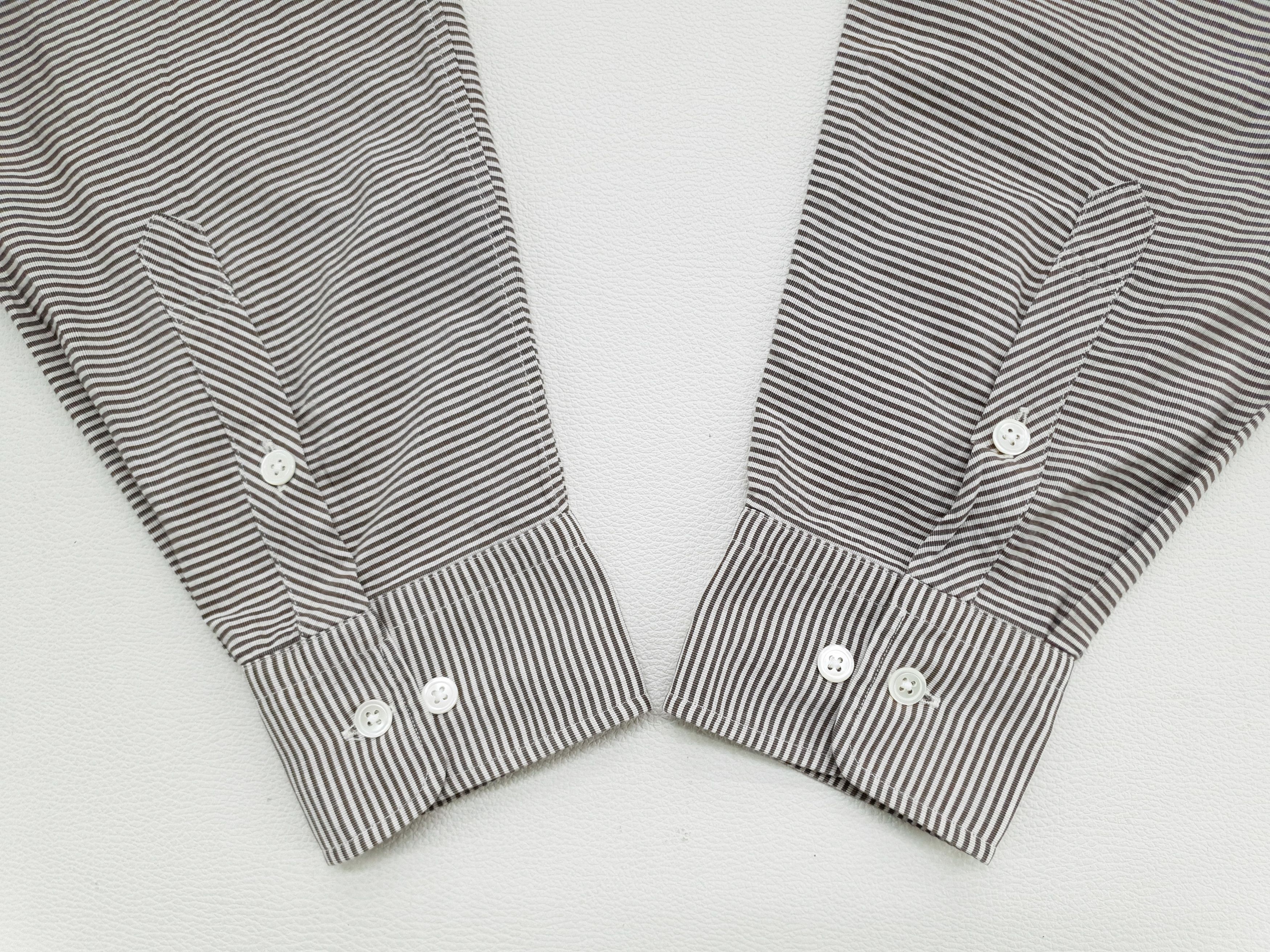 Karl Lagerfeld Lagerfeld Homme Pinstripe Button Down Shirt Size US L / EU 52-54 / 3 - 11 Thumbnail