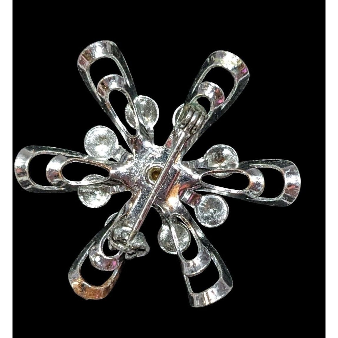 Other Vintage 60 Atomic Sunburst Snowflake Brooch Size ONE SIZE - 2 Thumbnail