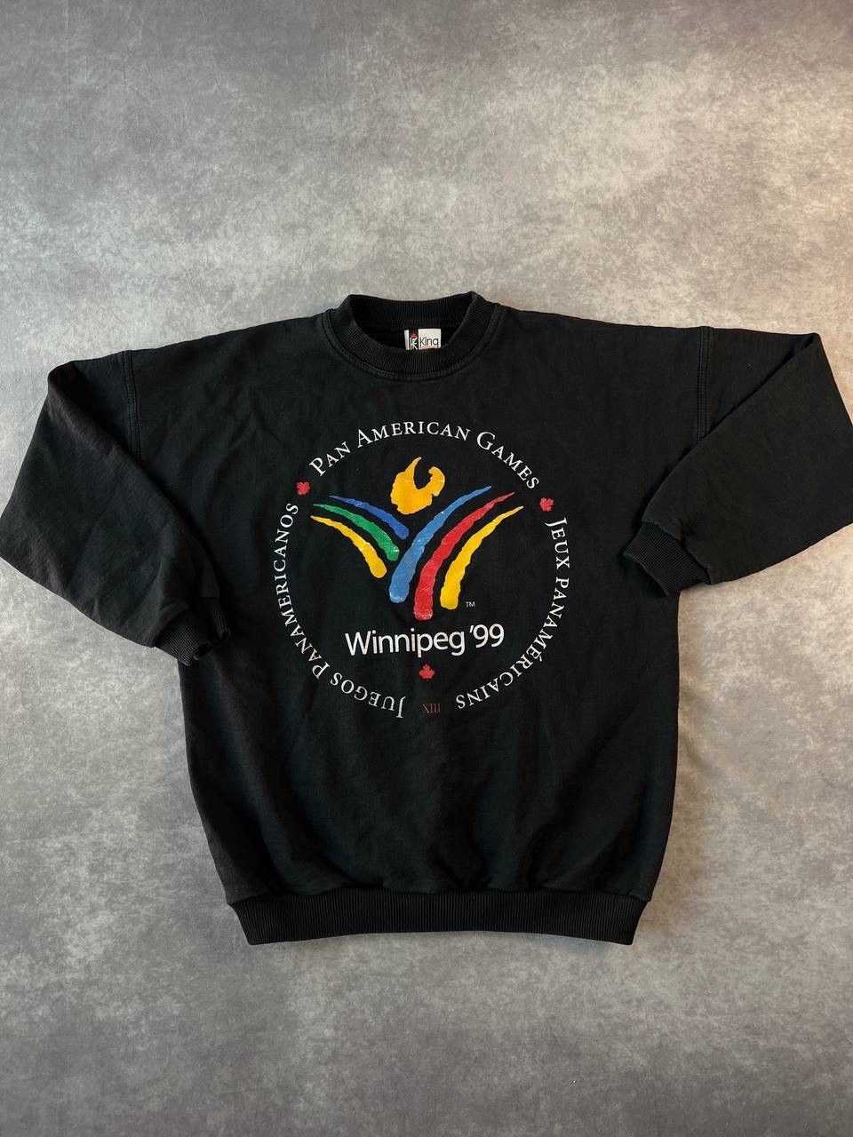 King Vintage 1999 Pan American Games Winnipeg Sweatshirt M Size Size US M / EU 48-50 / 2 - 1 Thumbnail