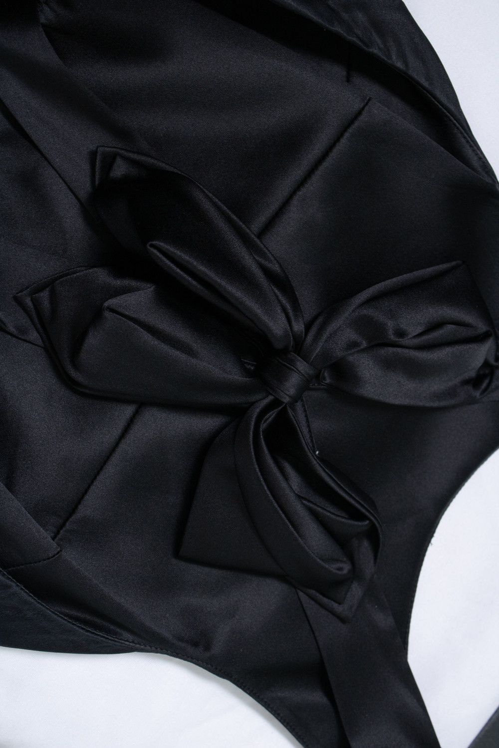 Chanel Chanel, black silk top with bow on the back Size S / US 4 / IT 40 - 7 Thumbnail