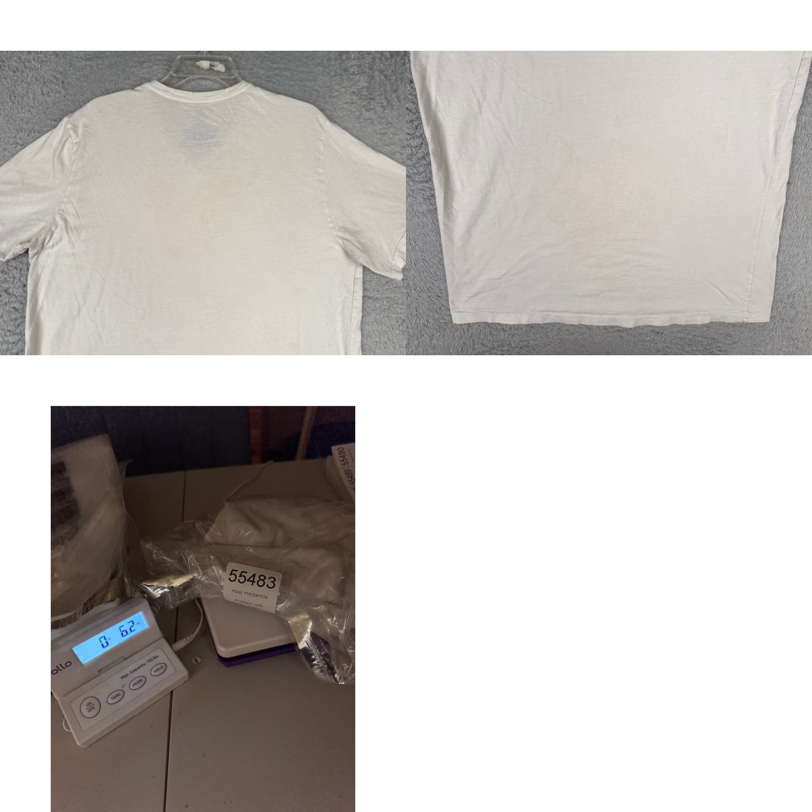 Tommy Hilfiger Tommy Hilfiger Shirt Adult XL White V-Neck Cotton Short Sleeve Jersey Logo Embroidered Mens T-Shirt Central American? Size US XL / EU 56 / 4 - 9 Thumbnail