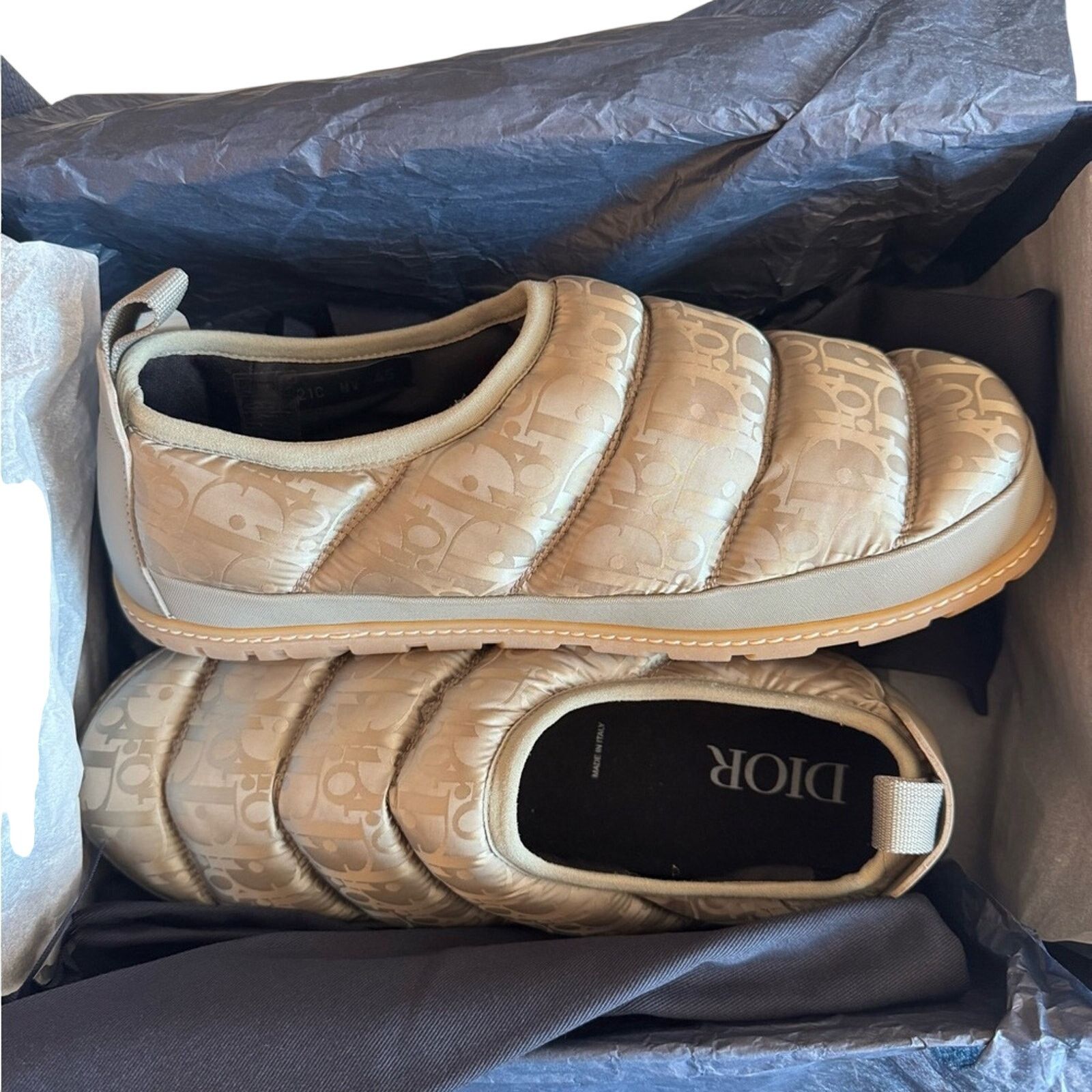 Dior Dior NWB Men’s Beige Snow Slipper Size US 11 / EU 44 - 2 Thumbnail