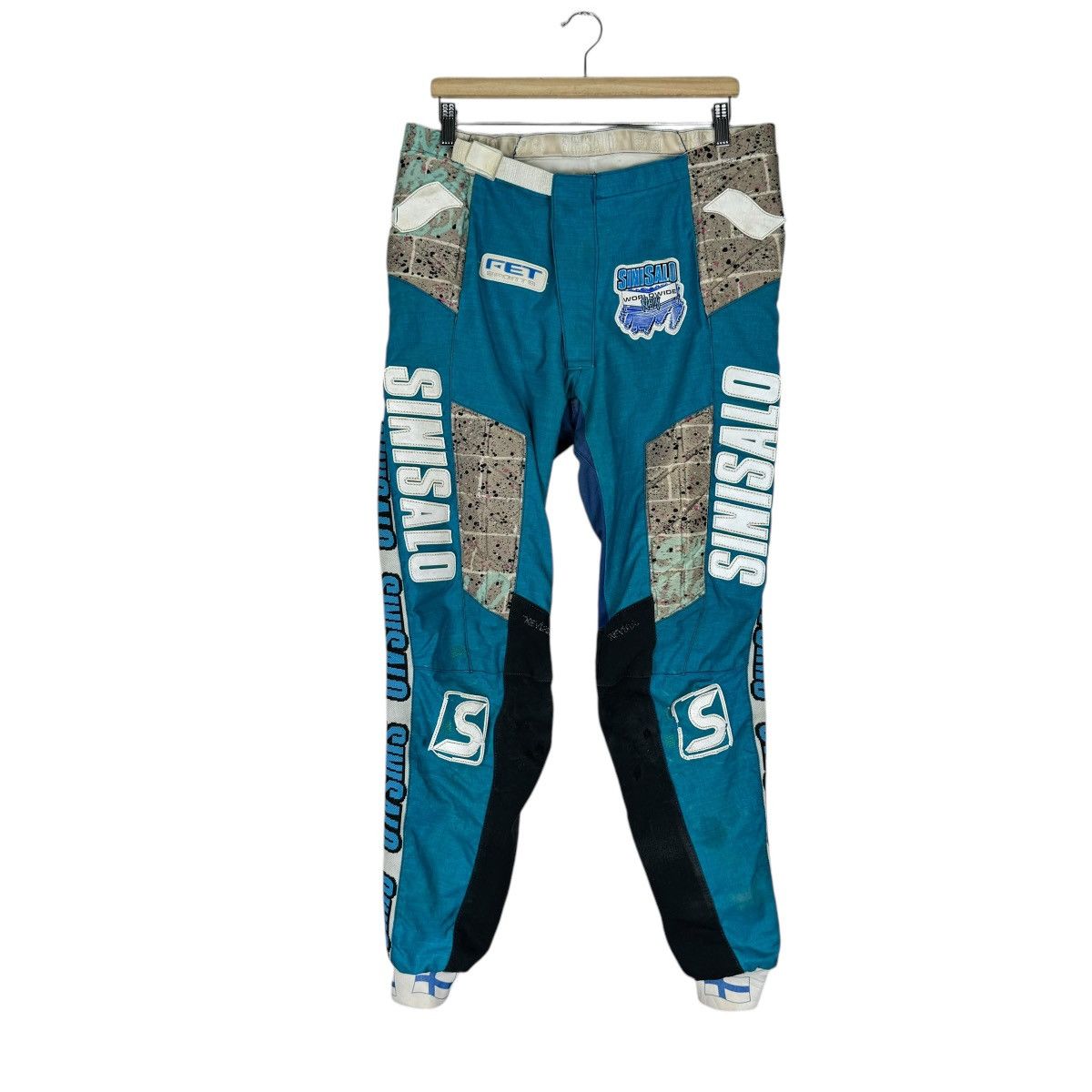 Other 🌟90s SINISALO RACEWEAR MOTOCROSS PANTS Size US 34 / EU 50 - 1 Thumbnail