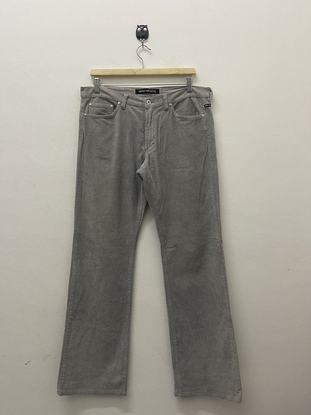 Versace Jeans Couture Rare Vintage VERSACE JEANS COUTURE Corduroy Pant Size US 33 - 6 Thumbnail