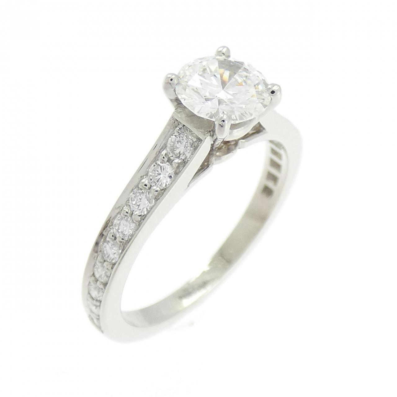 Cartier Cartier Cartier 1895 Solitaire Platinum Ring Size 8 Precious Metal Ring DUTY FREE for USA Size ONE SIZE - 1 Thumbnail