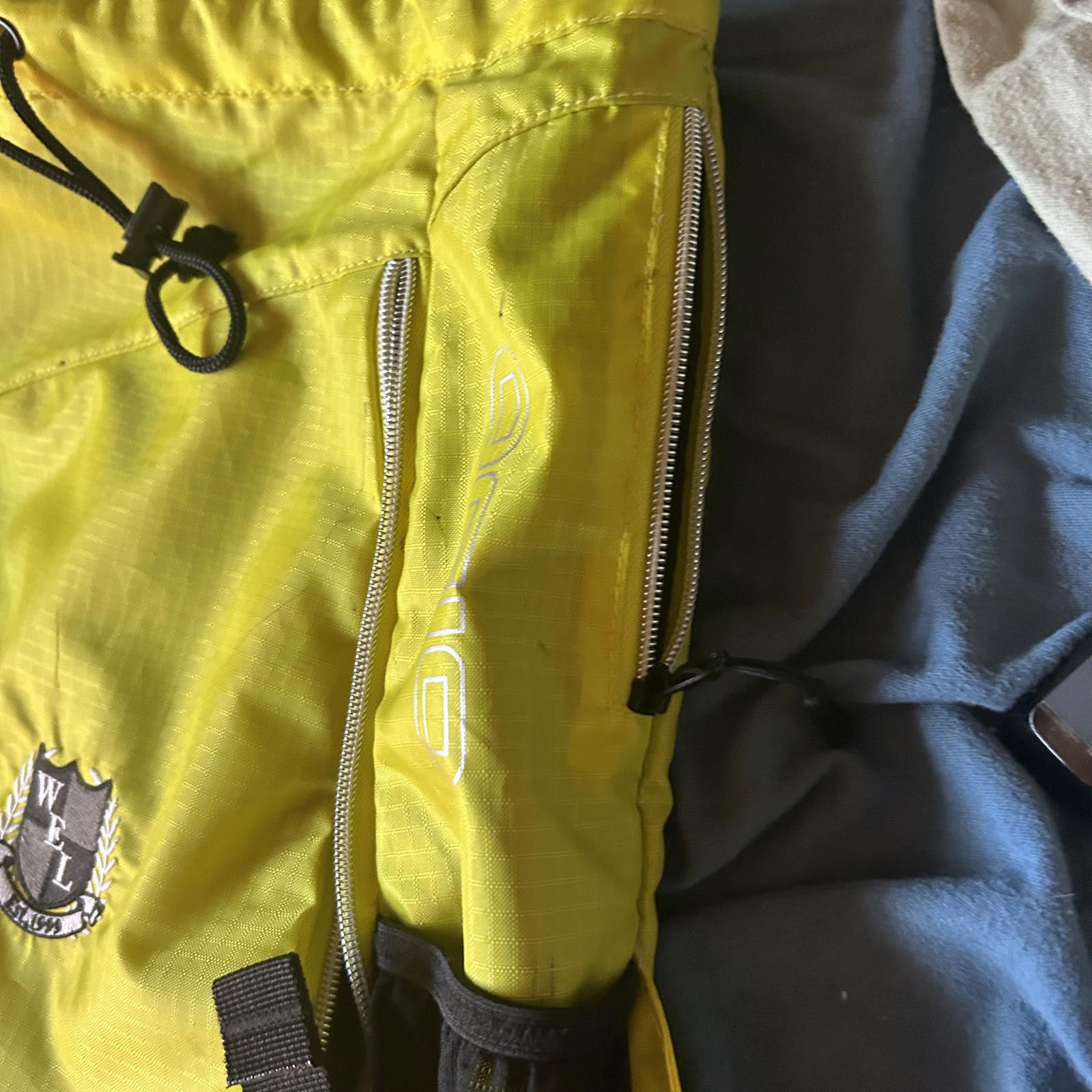 Welcome Skateboards Bright Yellow WEL Skiing Backpack - Carry Your Stuff n style Size ONE SIZE - 4 Thumbnail