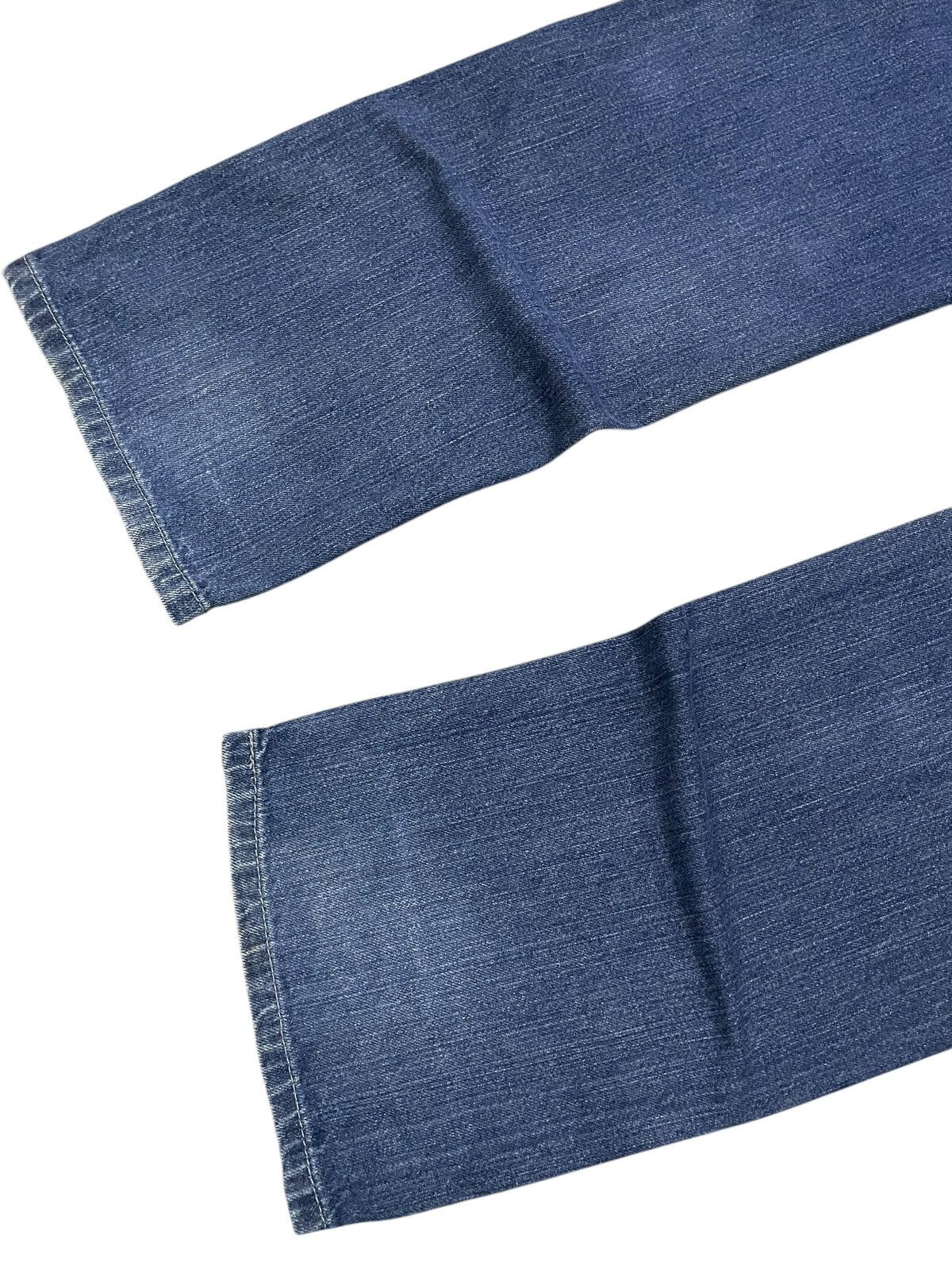 Japanese Brand Vintage One Piece Anime Ace And Luffy On Fire Rare Jeans Size US 30 / EU 46 - 14 Thumbnail