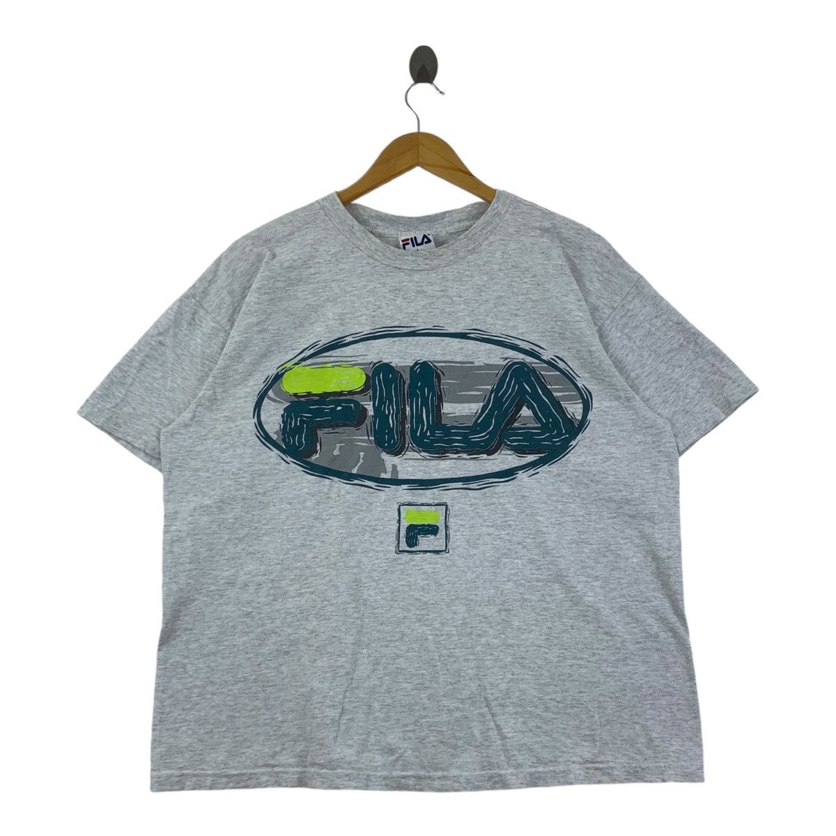 Fila Vintage 90’ FILA SPORTSWEAR Made In USA Baggy Tee Shirt Size L / US 10 / IT 46 - 1 Thumbnail