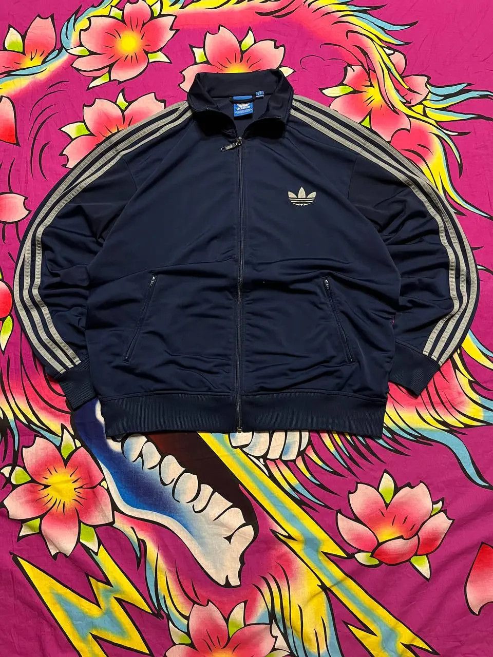Adidas Vintage Adidas Track Boxy Olympic jacket y2k mens XL Size US XL / EU 56 / 4 - 1 Thumbnail