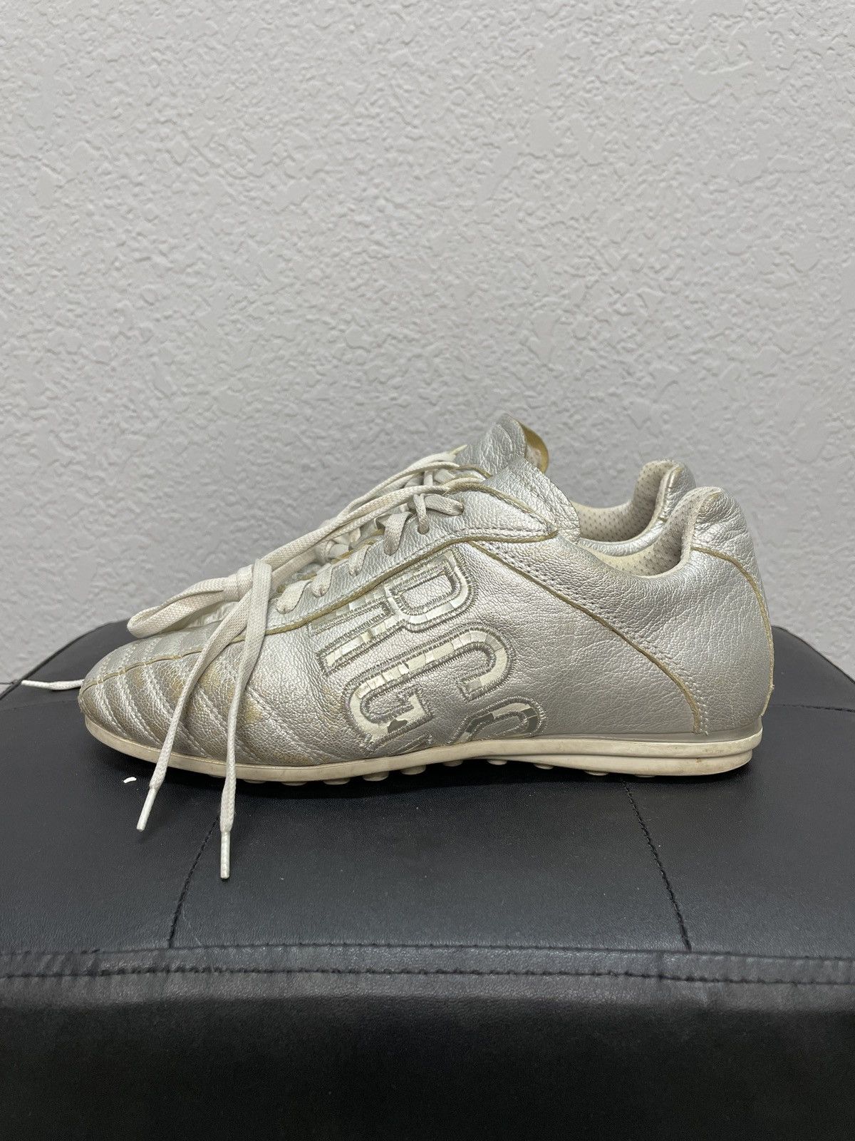 Dirk Bikkembergs Vintage Italian Dirk Bikembergs Leather Sneakers Shoes Size US 6 / IT 36 - 7 Thumbnail