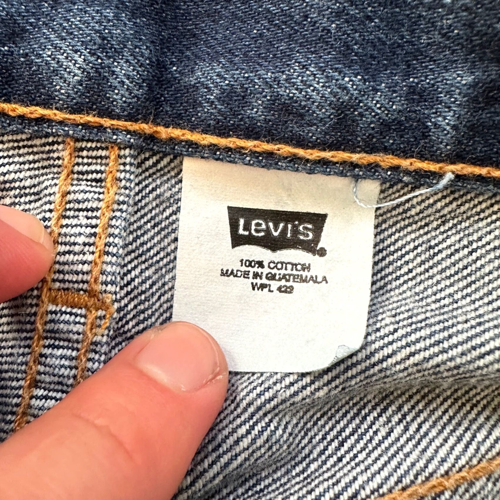 Levi's VINTAGE Levi's 501 XX Jeans Denim Straight 34x30 Button Fly 90s USA Men Size US 34 / EU 50 - 7 Thumbnail