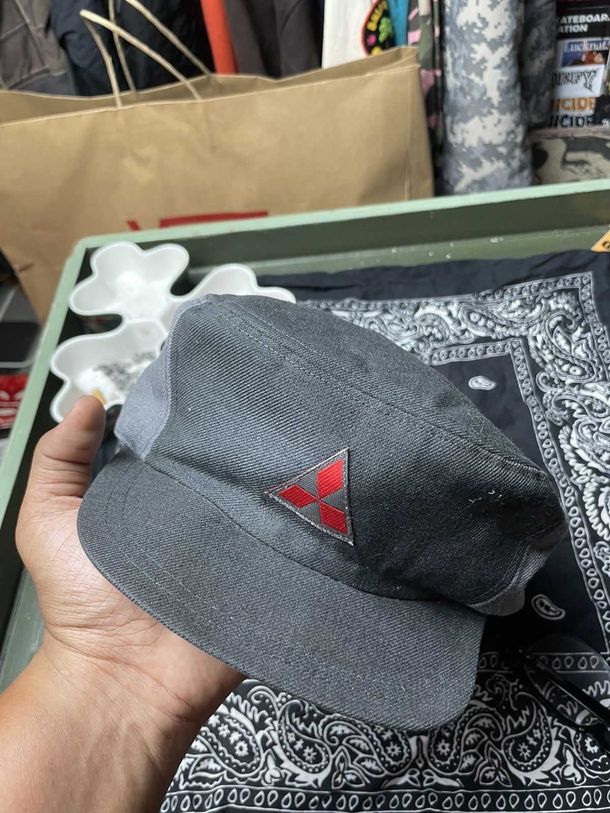 Vintage Vintage Mitsubishi 4 panel factory cap Size ONE SIZE - 3 Thumbnail