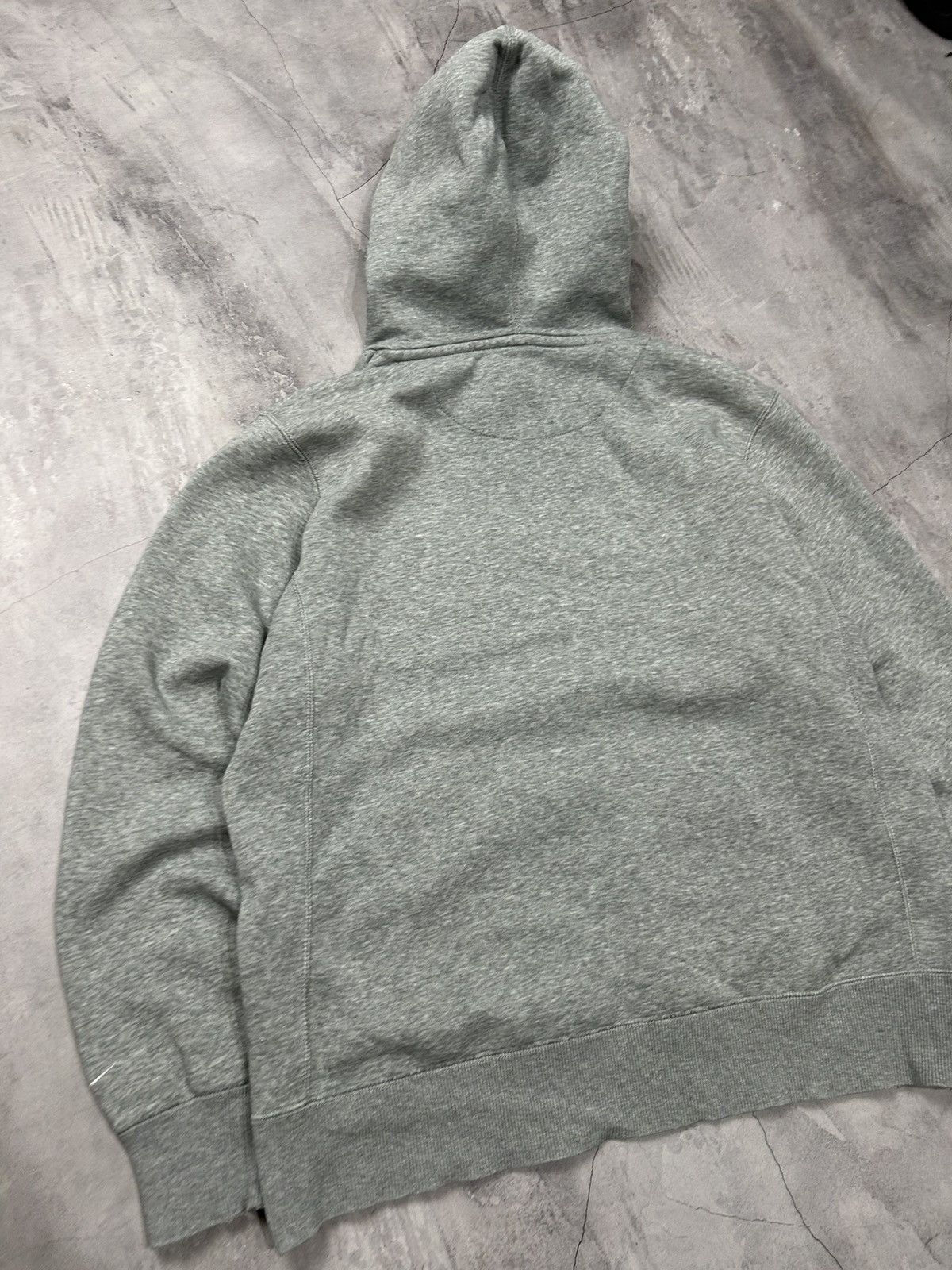Nike × Vintage Vintage Baggy Nike Big Swoosh Athdpt Drill Hoodie Y2K Size US L / EU 52-54 / 3 - 10 Thumbnail