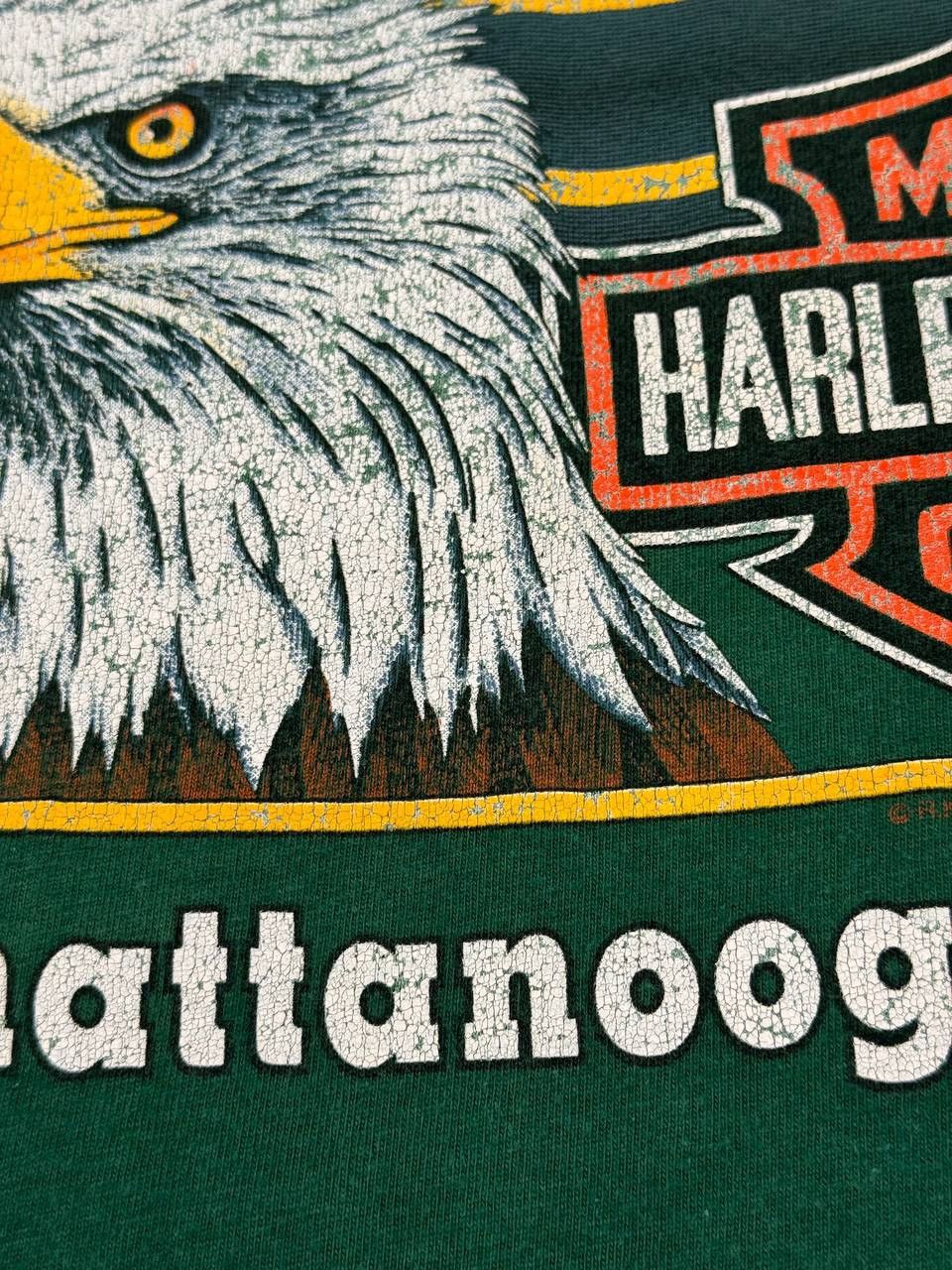Harley Davidson RARE Vintage 1993 Harley-Davidson Chattanooga T-Shirt Size US XL / EU 56 / 4 - 18 Thumbnail