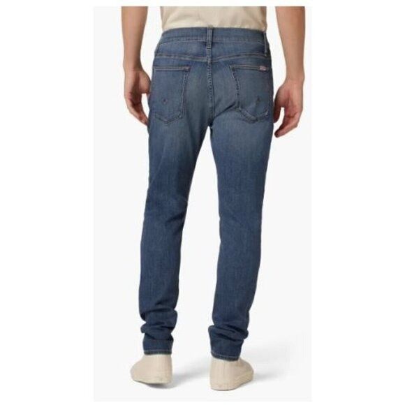 Hudson Hudson Mens Ace Med Wash Mid Rise Distressed Skinny Jeans Sz Size US 32 / EU 48 - 3 Thumbnail