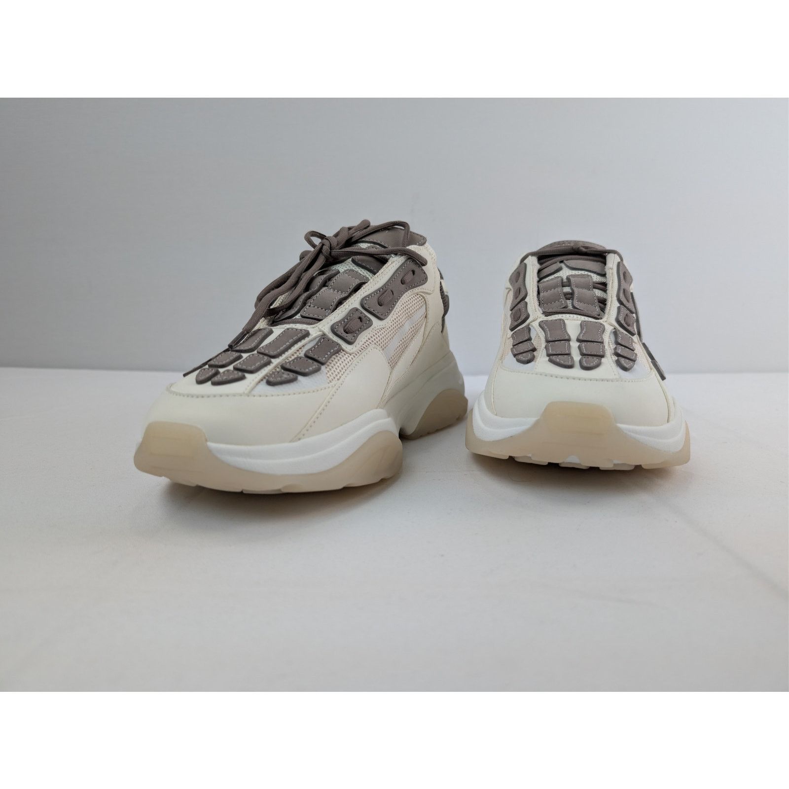 Amiri o1rshd1 Bone Runners Sneakers in Alabaster Size US 12 / EU 45 - 7 Thumbnail