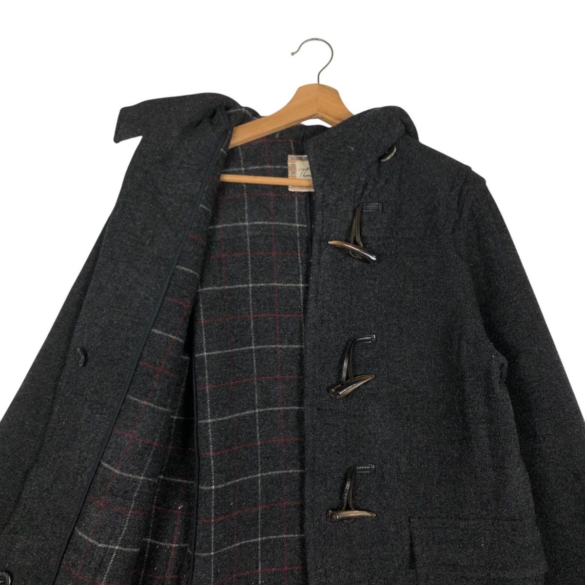 Burberry 📌Vintage Wool Long Jacket Duffle Thomas Burberry 1835 Size US L / EU 52-54 / 3 - 15 Thumbnail