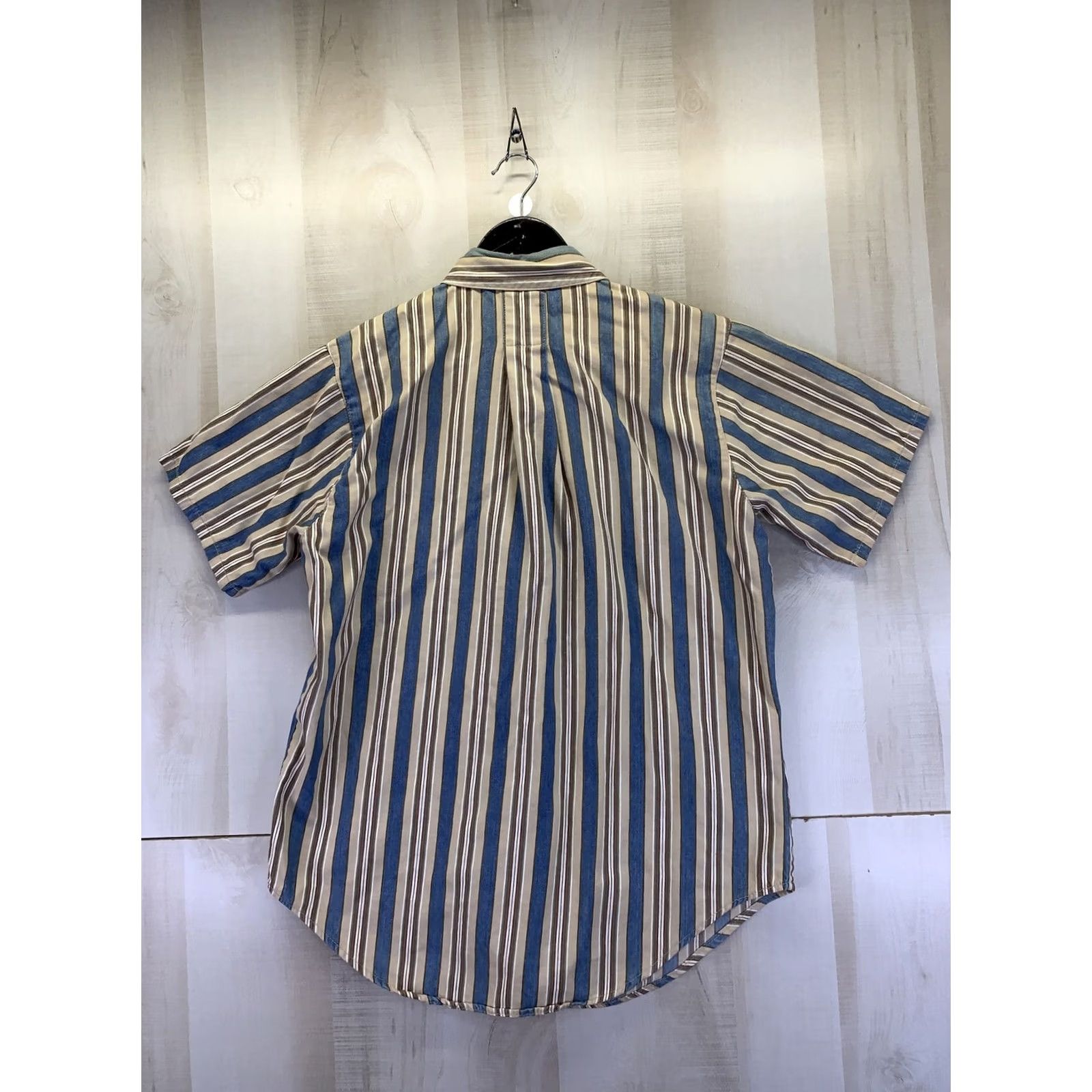 Gotcha VINTAGE 1990s Gotcha Covered Unisex Adult Striped Canvas Button Front Shirt-8860 Size US S / EU 44-46 / 1 - 5 Thumbnail