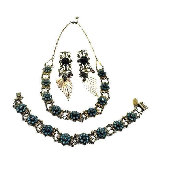 Vintage SWAROVSKI & KENNY MA SAN FRANCISCO Full Parure Victorian Cry Size ONE SIZE - 1 Thumbnail