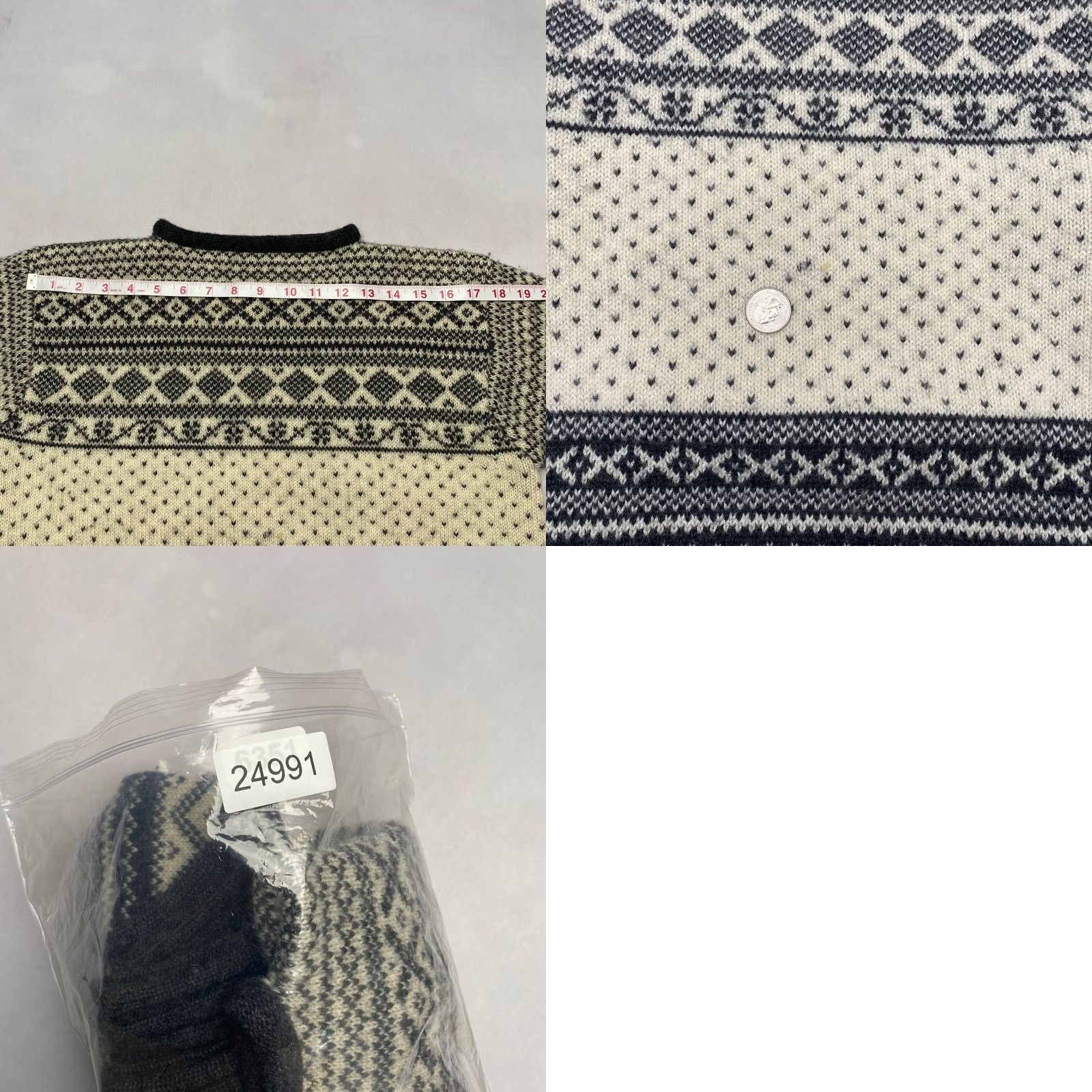 J.Crew VINTAGE J.Crew Oarsmen Nordic Wool Sweater Pullover Large Fair Isle Size US L / EU 52-54 / 3 - 8 Thumbnail