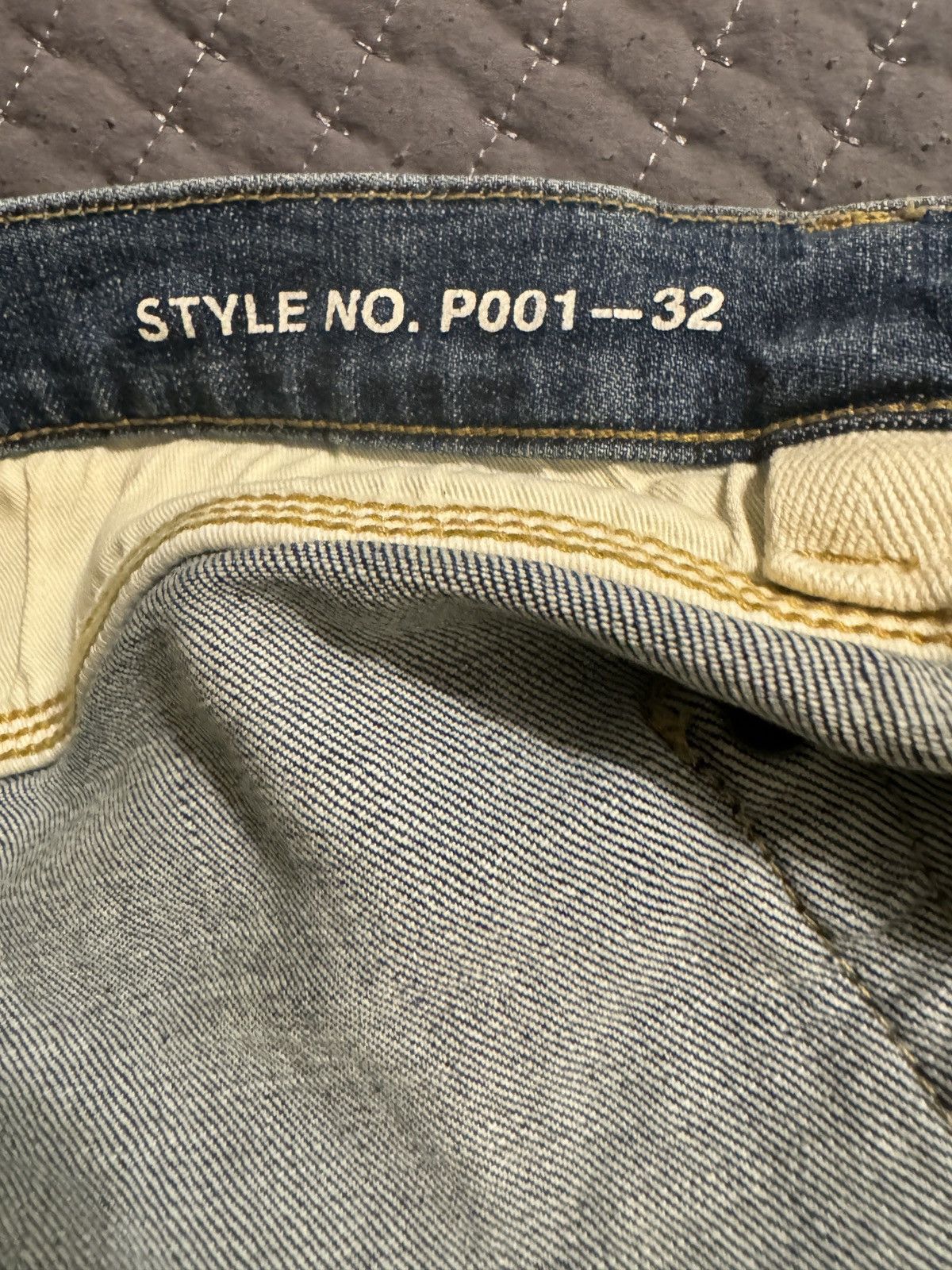 Purple × Purple Brand PURPLE- P001- Mechanic Vintage Indigo Size US 32 / EU 48 - 8 Thumbnail