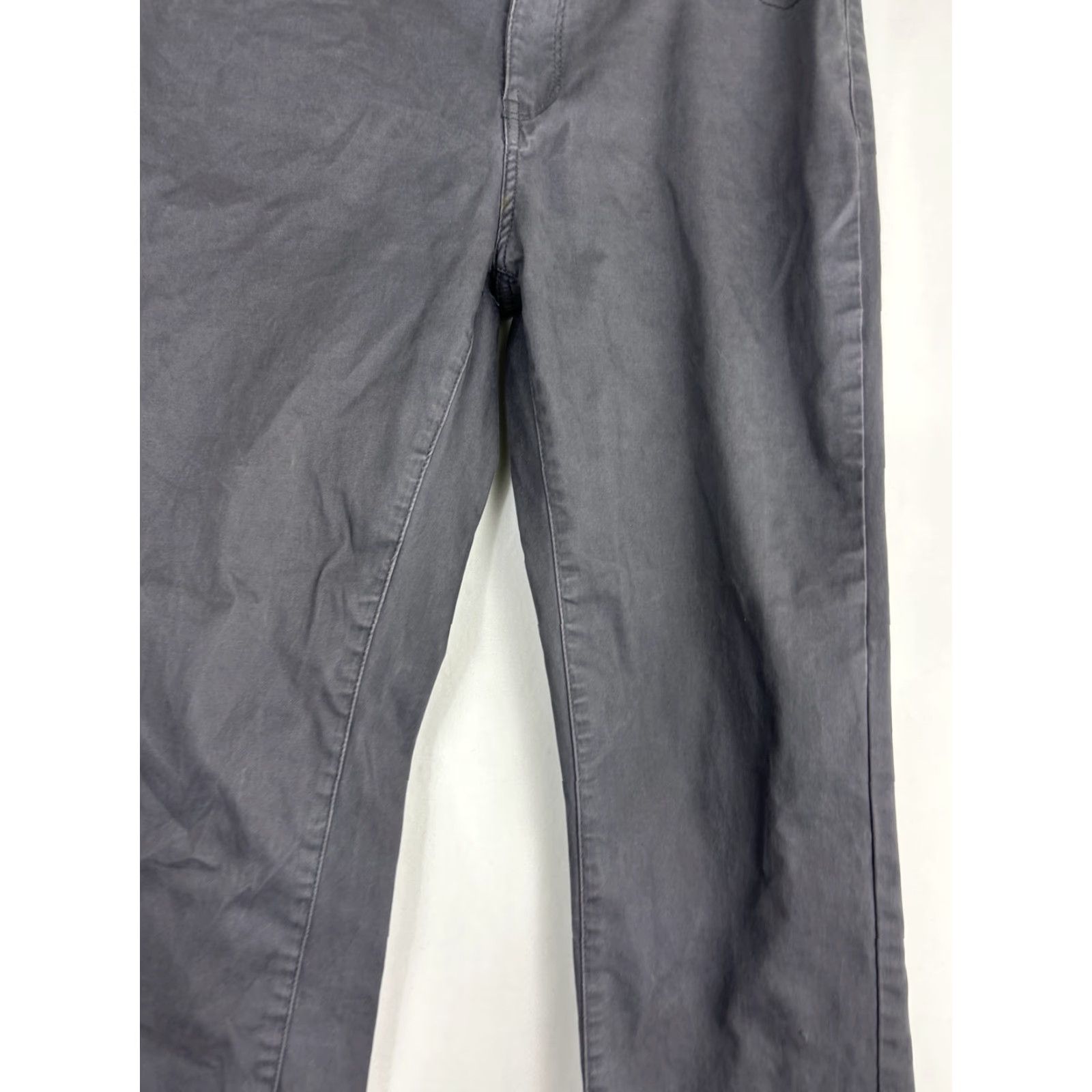 Vintage Buffalo David Button Daily Gray Pants Women 10/30 Mid rise Ankle Stretch 32x26 Size 32" / US 10 / IT 46 - 3 Thumbnail