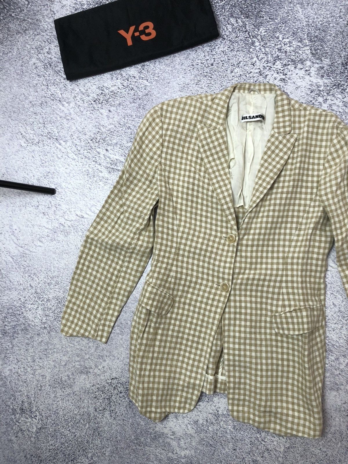Jil Sander × Vintage Women’s vintage blazer Jil Sander y2k casual rare ykk Size L / US 10 / IT 46 - 2 Thumbnail