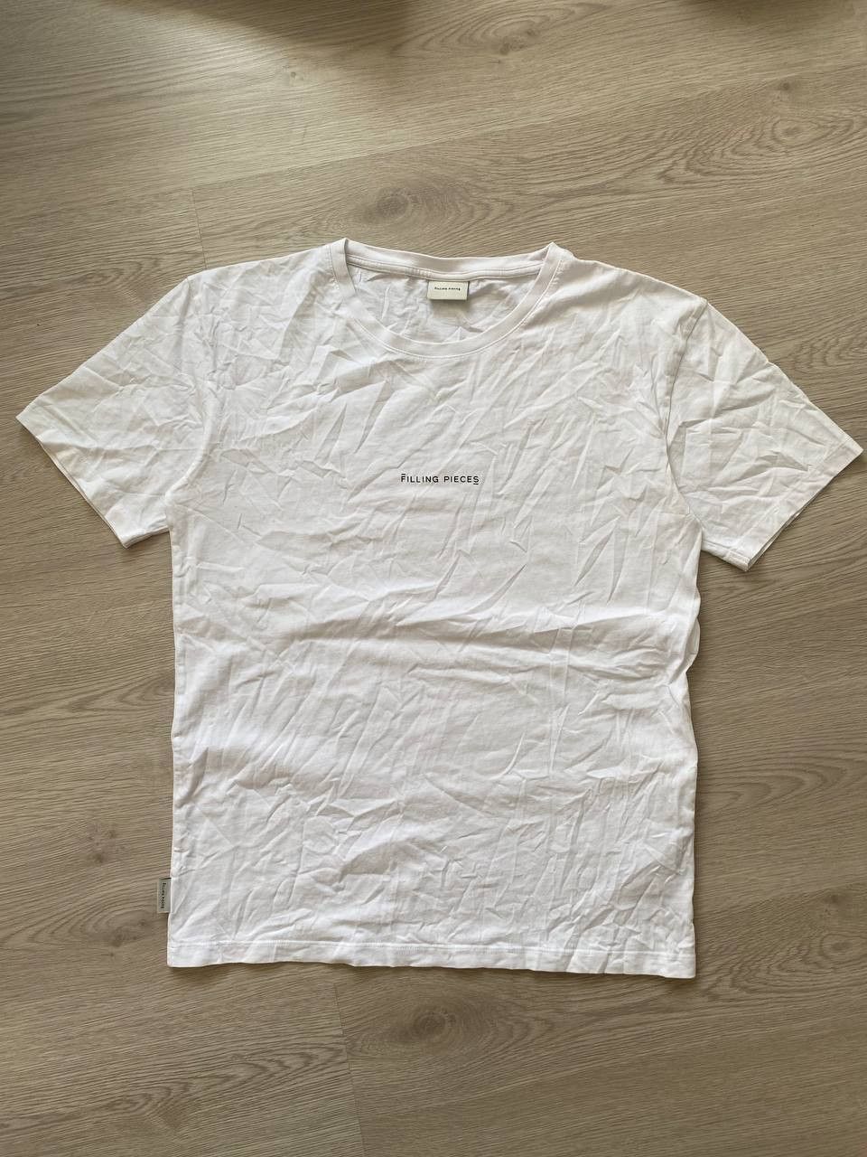 Filling Pieces Filling Pieces Centr Logo White Tee L Size US L / EU 52-54 / 3 - 2 Thumbnail