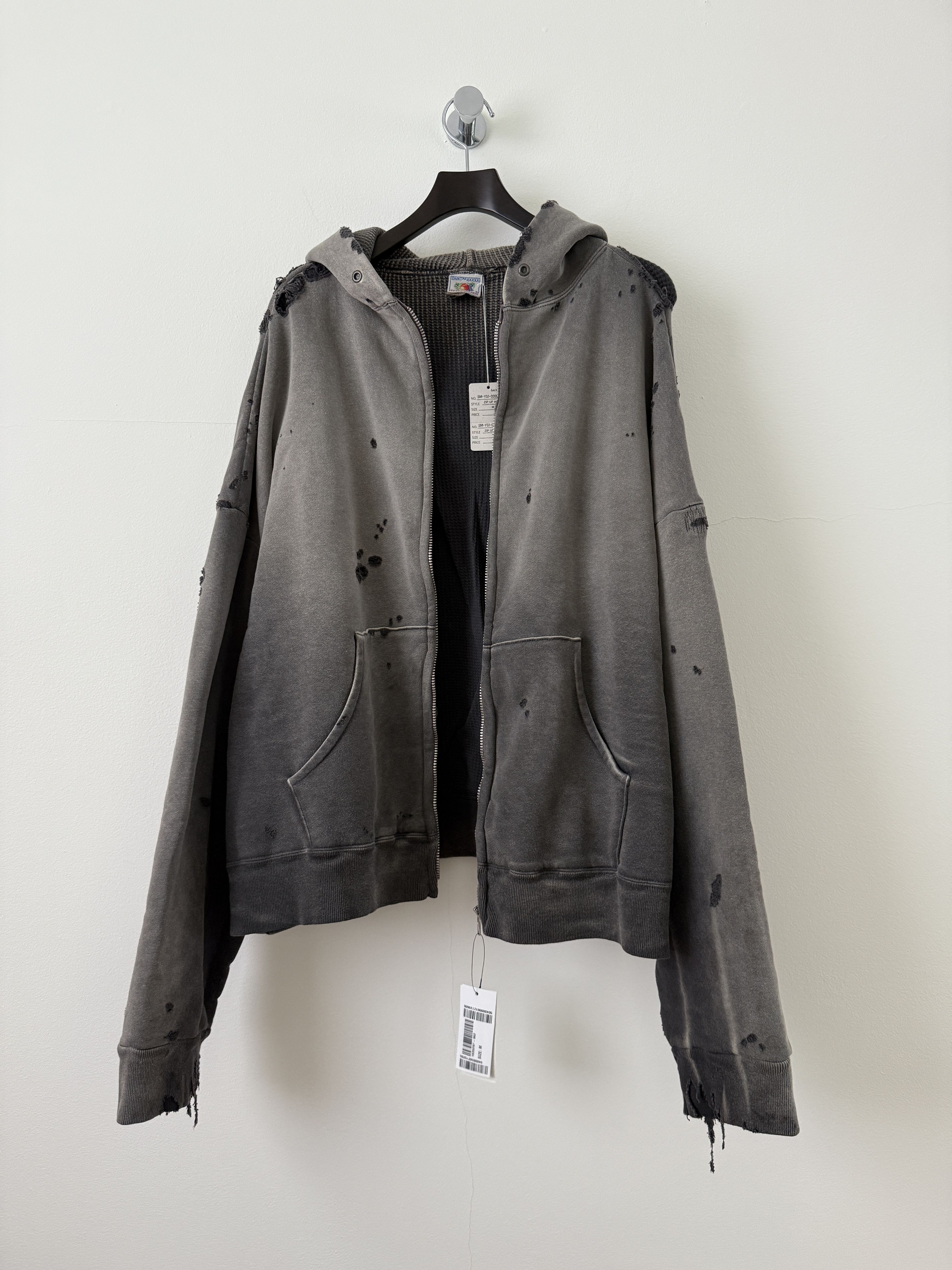 Saint Michael Saint Michael 23AW Zip Parka Damaged | Grailed