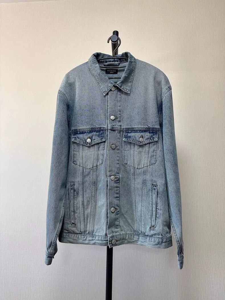 Balenciaga Balenciaga Denim Jacket 2502-Nextarrow Size US XL / EU 56 / 4 - 3 Thumbnail